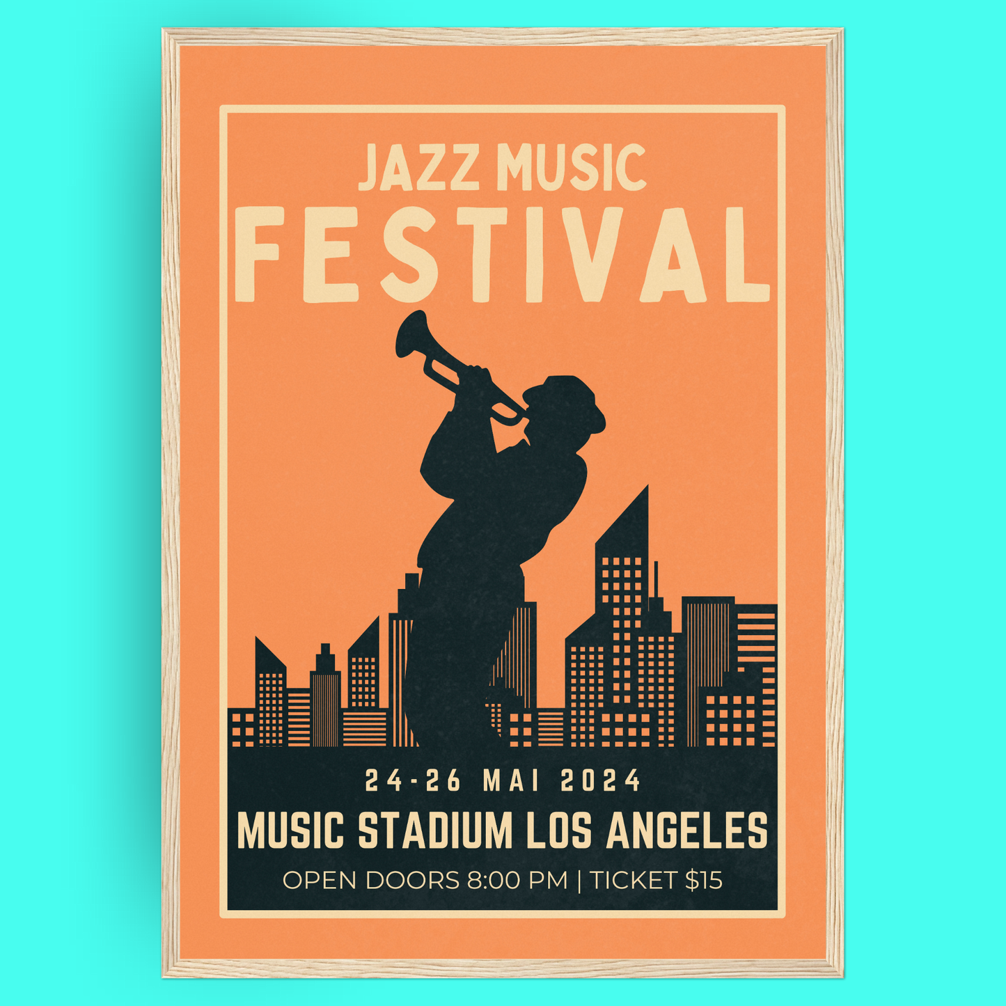 Jazz Festival - Trumpet Bleue Vague Flow