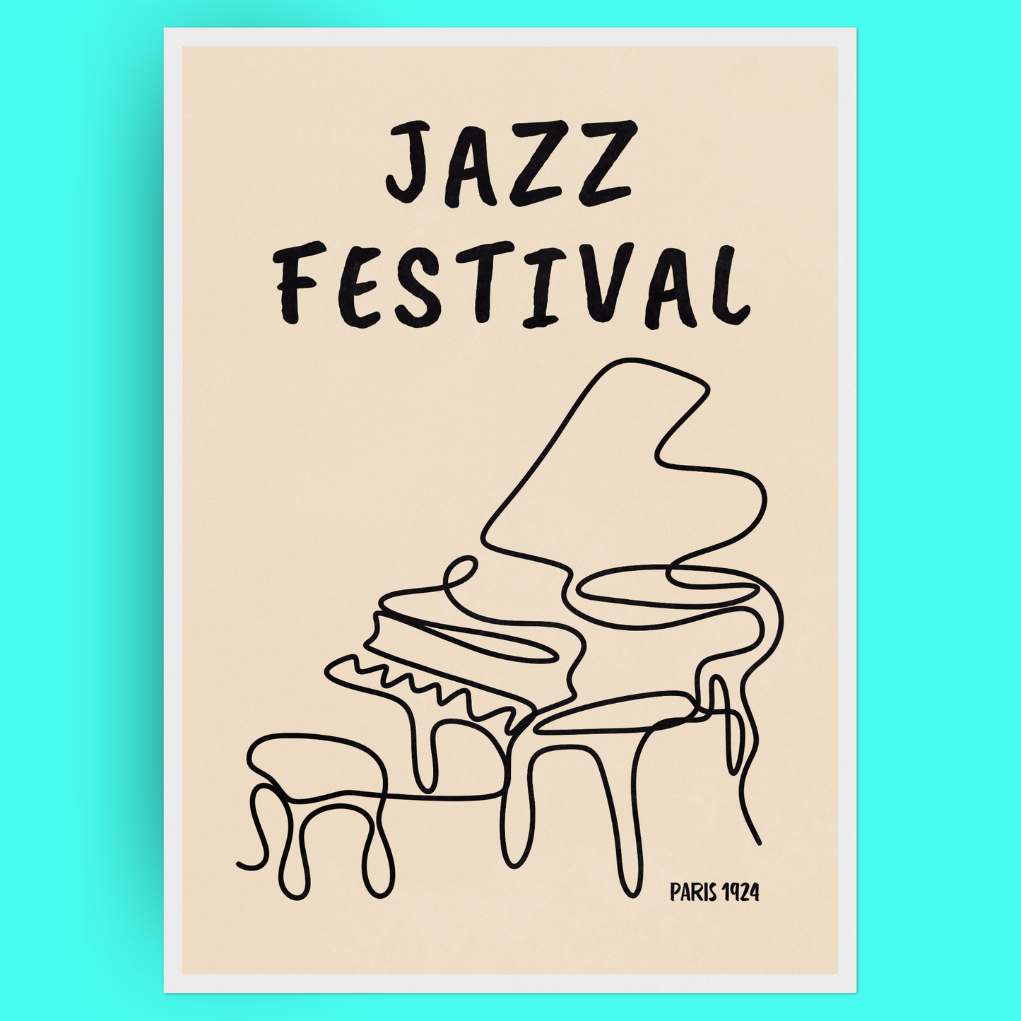 Jazz Festival Paris - Piano Bleue Vague Flow