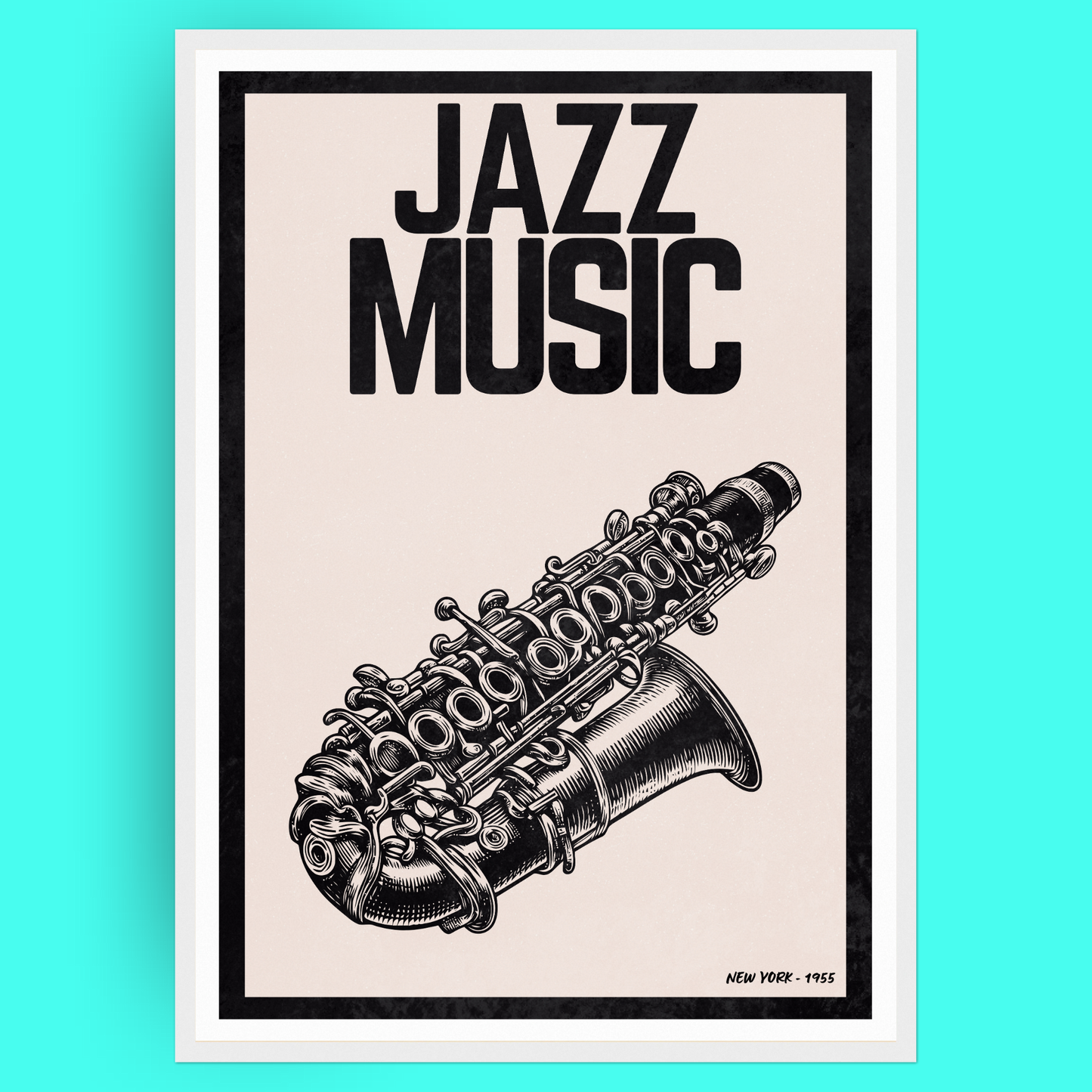 Jazz Music - Sax Bleue Vague Flow