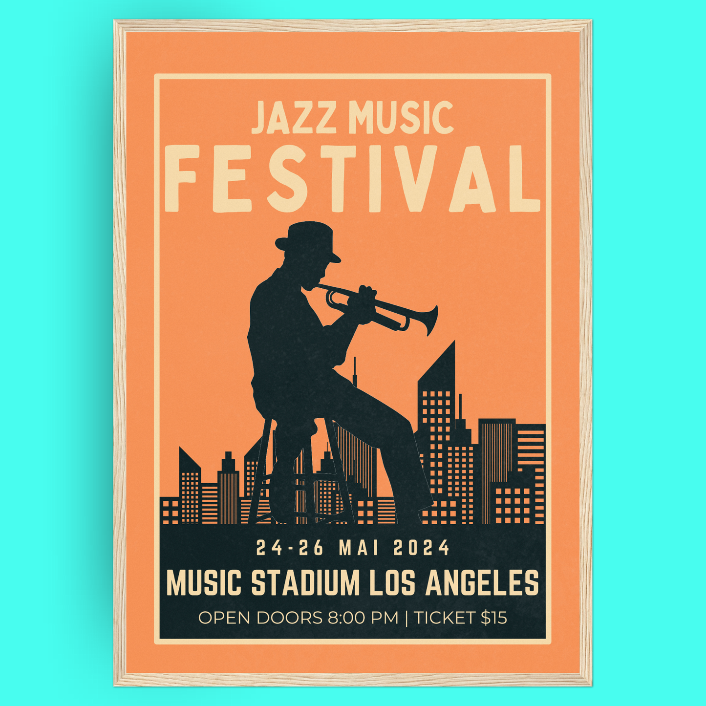 Jazz Festival - Trumpet Place Bleue Vague Flow