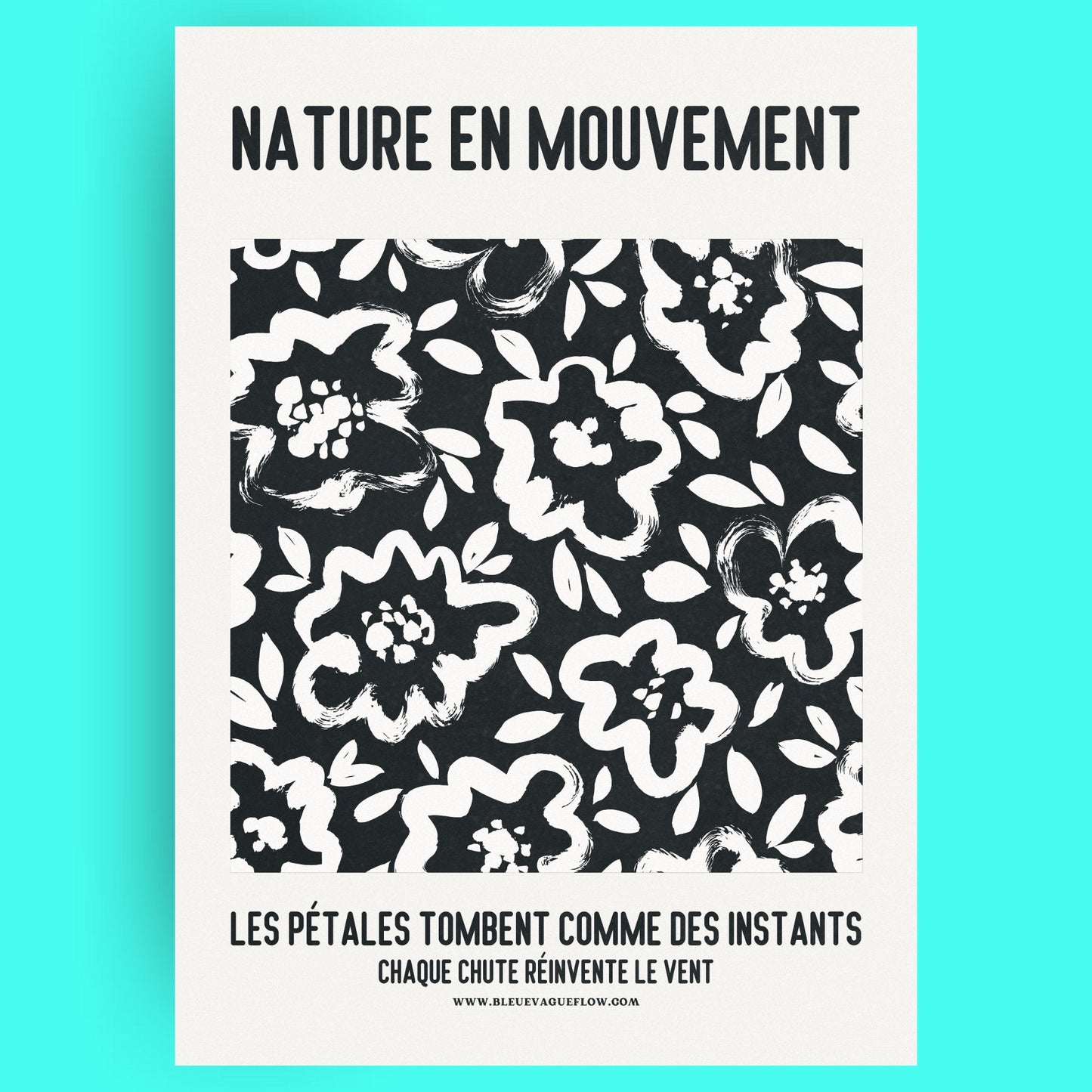 Nature En Mouvement - Flux Bleue Vague Flow
