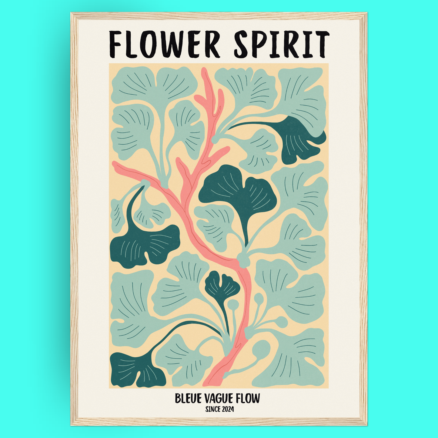 Flower Spirit - Souffle léger Bleue Vague Flow