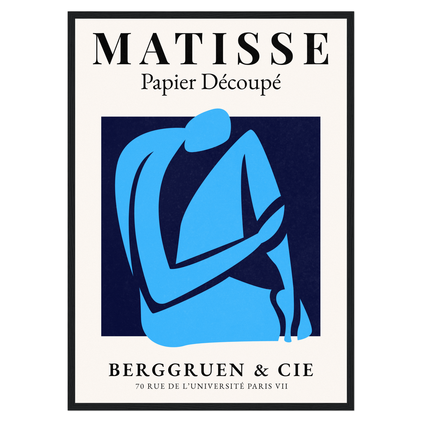 Matisse Papier Découpé - No1 Bleue Vague Flow Print Material
