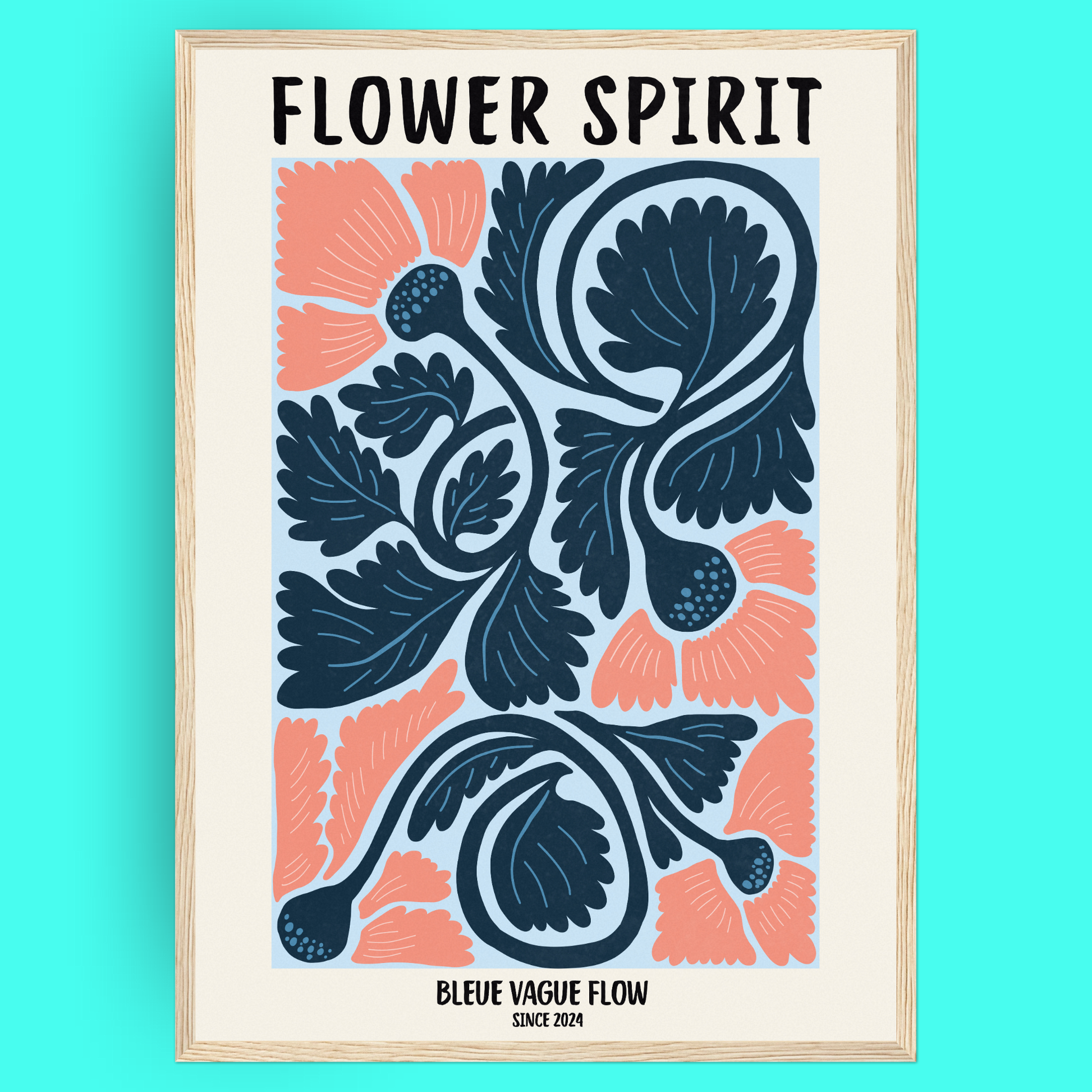 Flower Spirit - Repos solaire Bleue Vague Flow