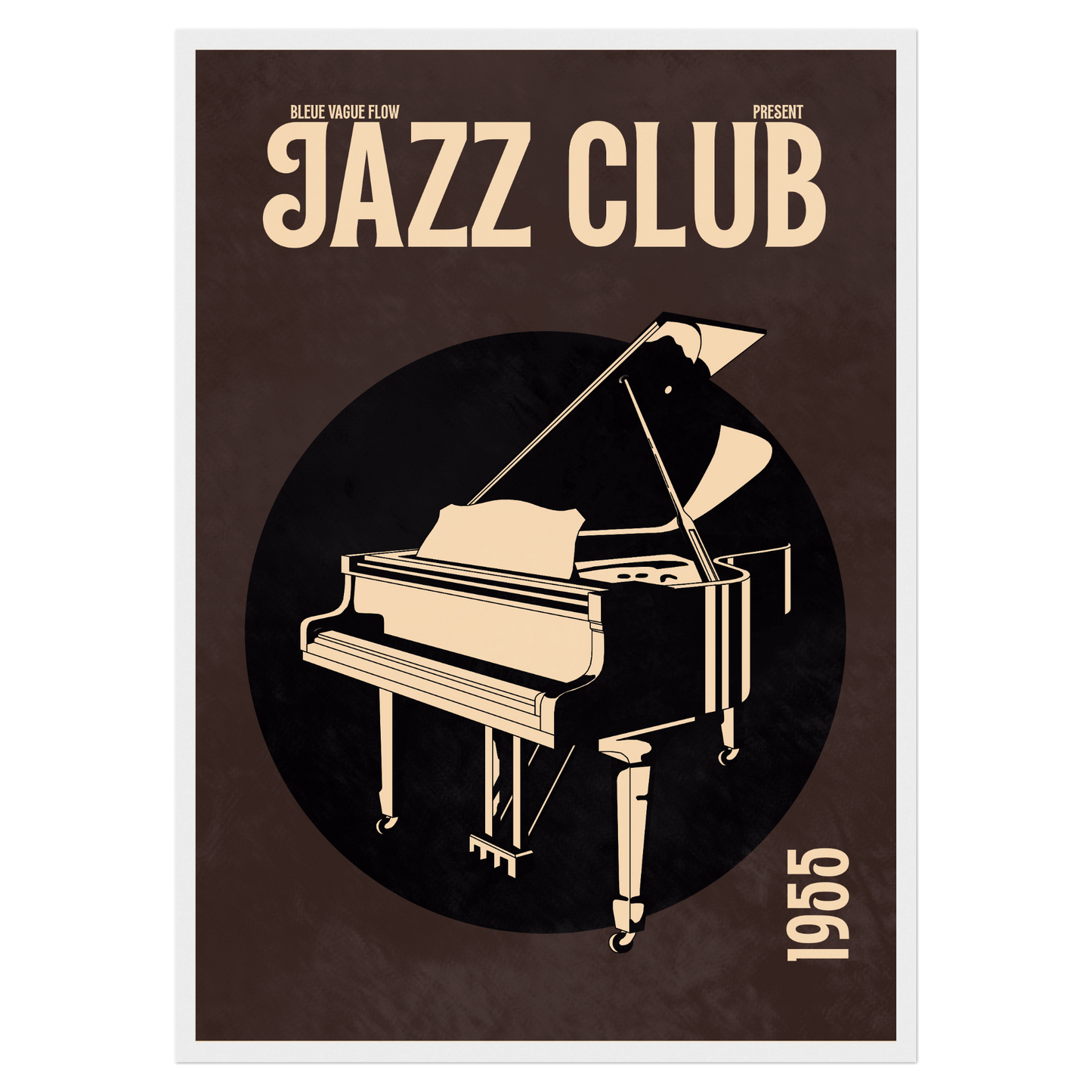 Jazz Club 55 - Piano Bleue Vague Flow