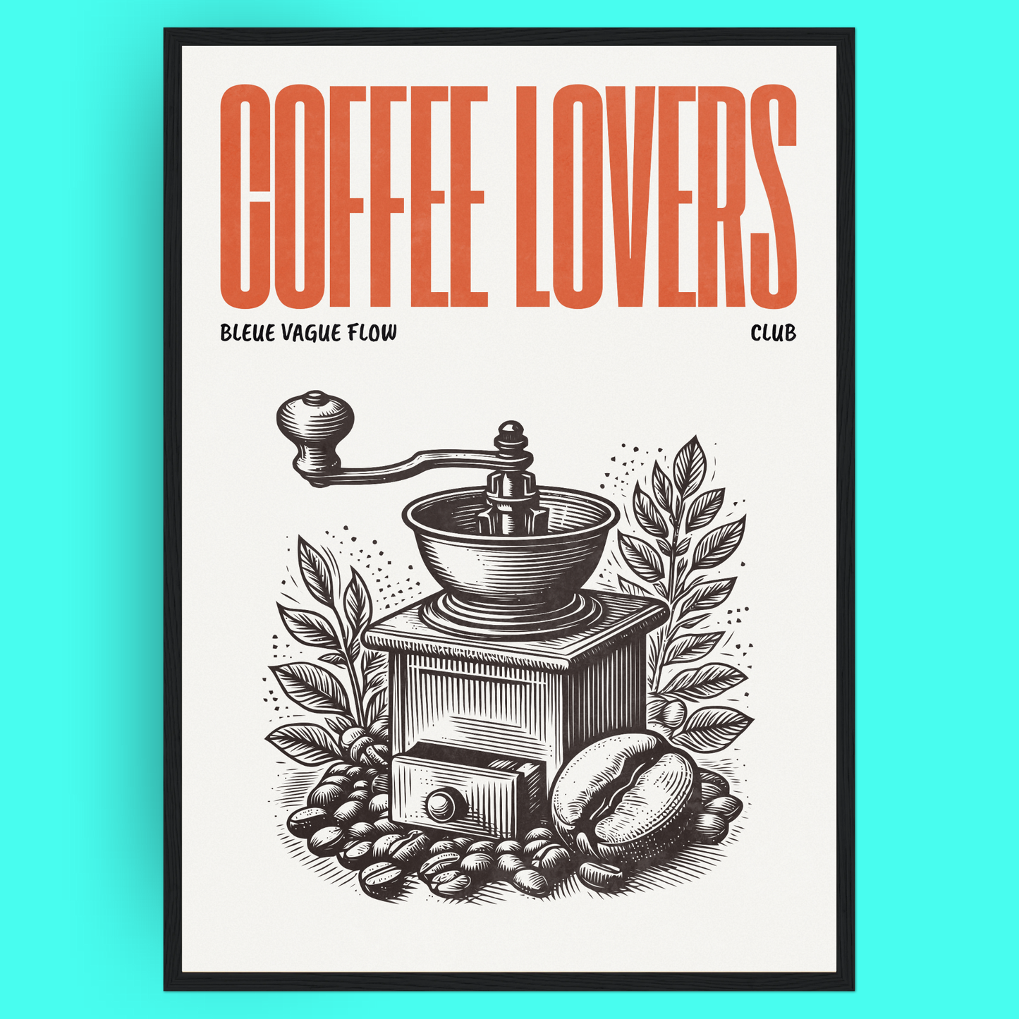 Coffee Lovers - Moulin À Grains Bleue Vague Flow