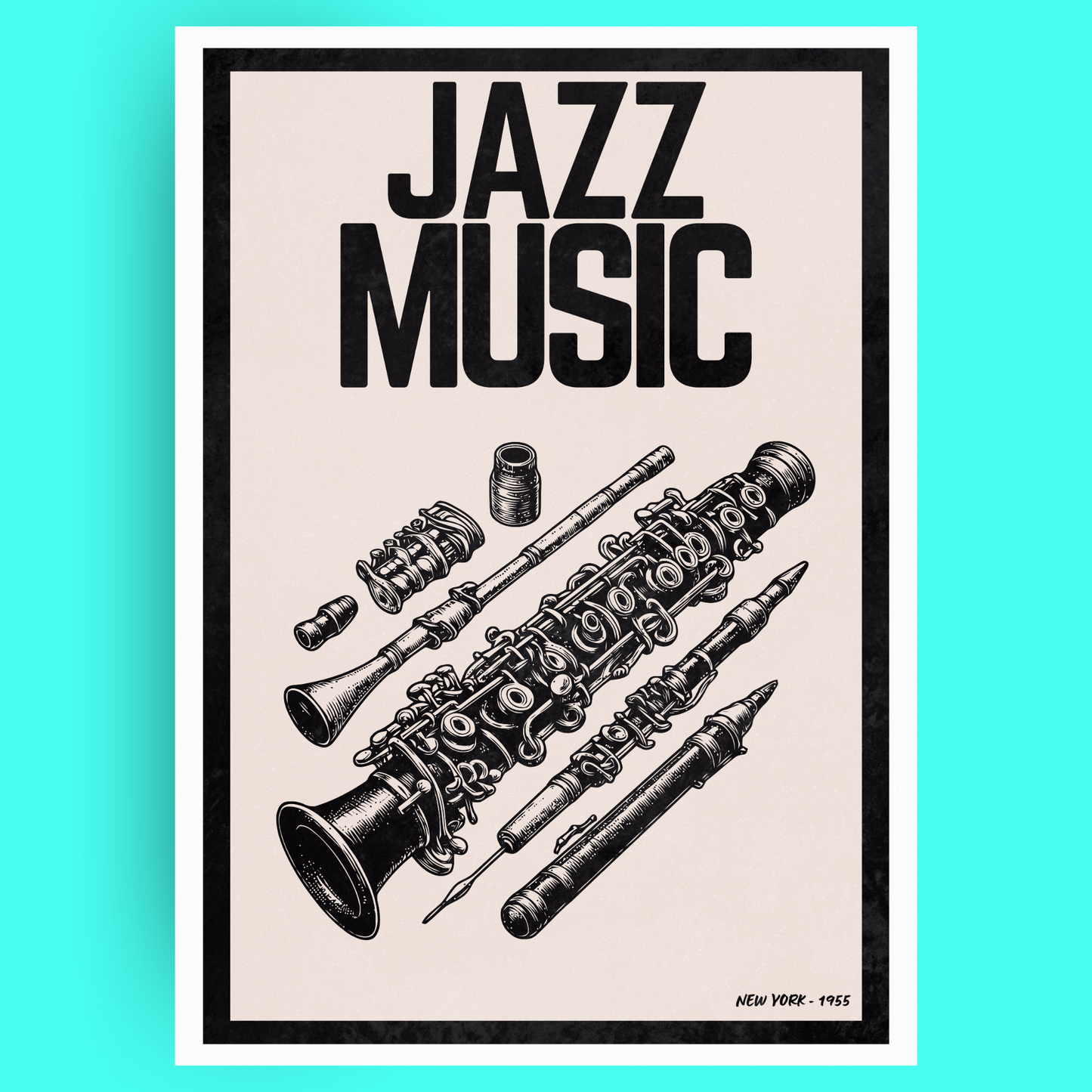 Jazz Music - Clarinet Bleue Vague Flow