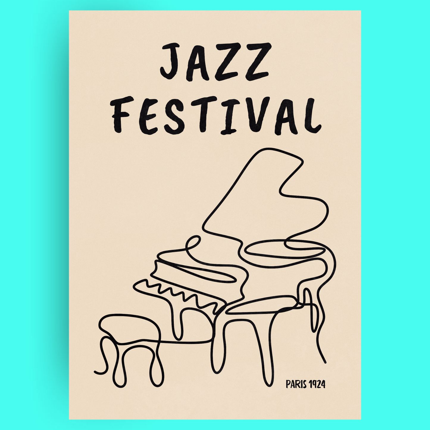 Jazz Festival Paris - Piano Bleue Vague Flow