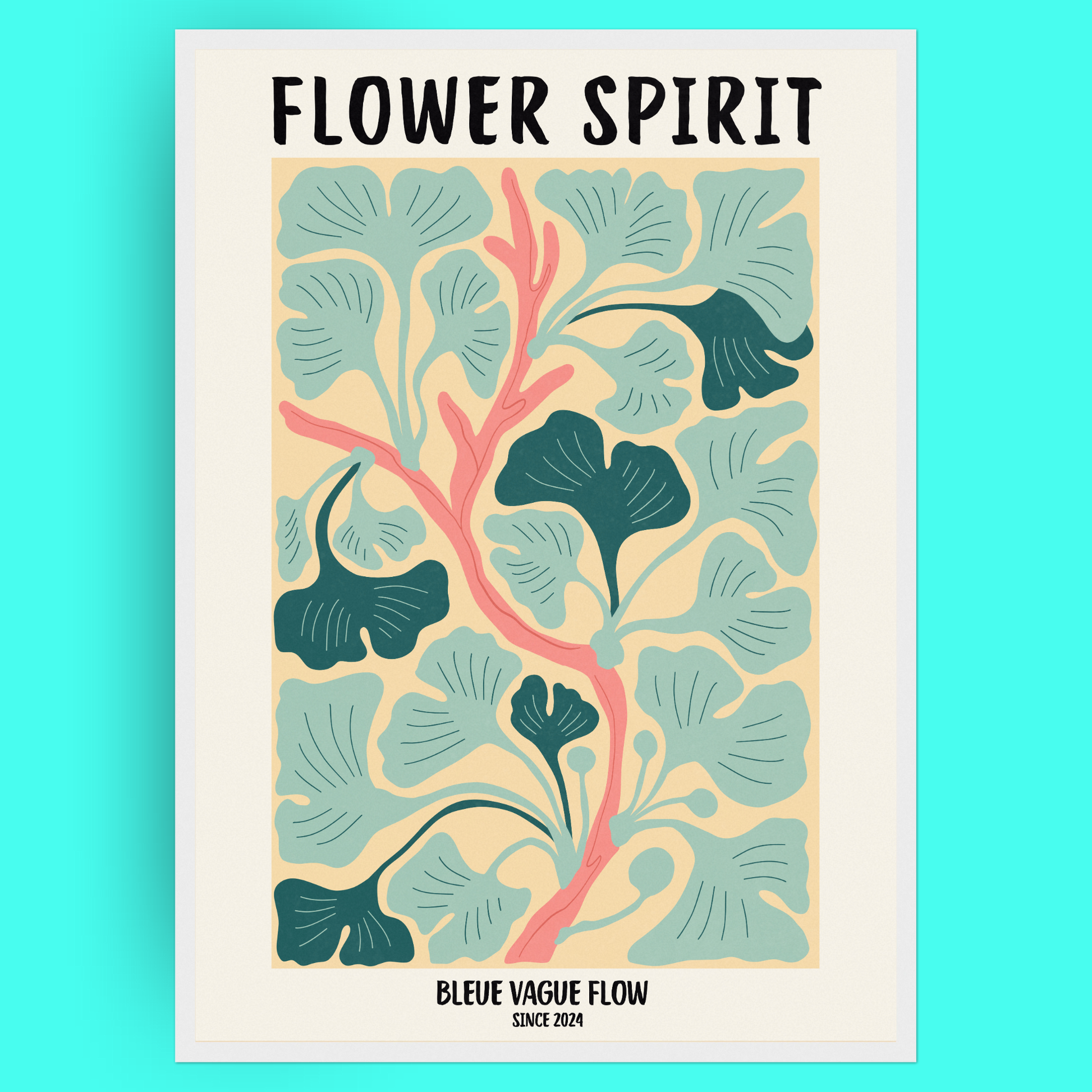 Flower Spirit - Souffle léger Bleue Vague Flow