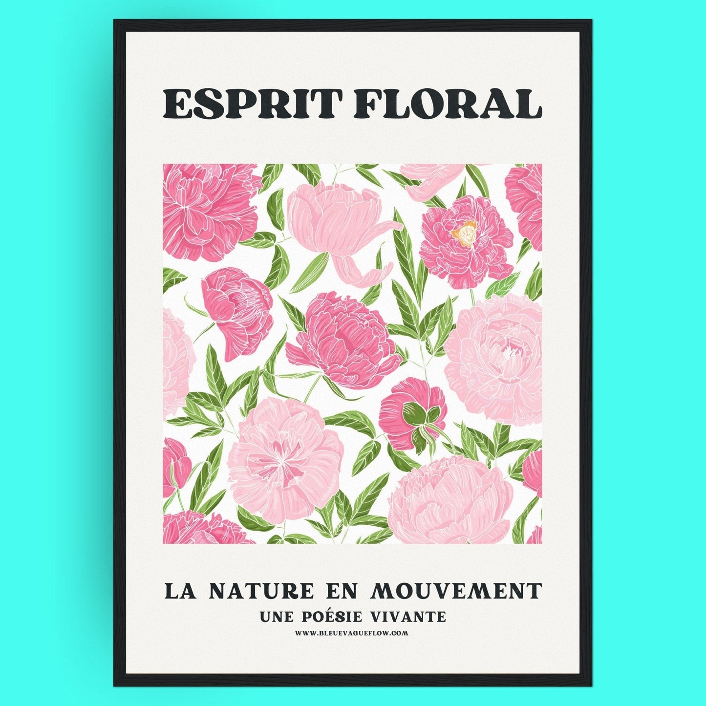 Esprit Floral - Pétale Bleue Vague Flow