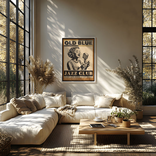 Old Blue Night - Chanteuse Bleue Vague Flow