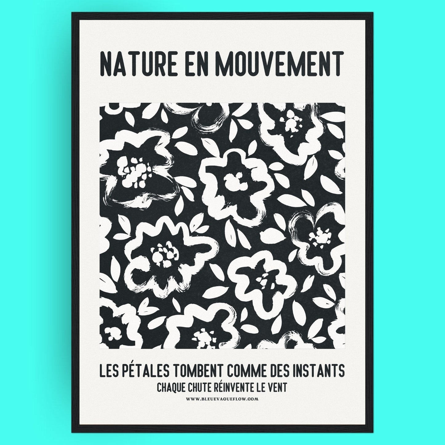 Nature En Mouvement - Flux Bleue Vague Flow