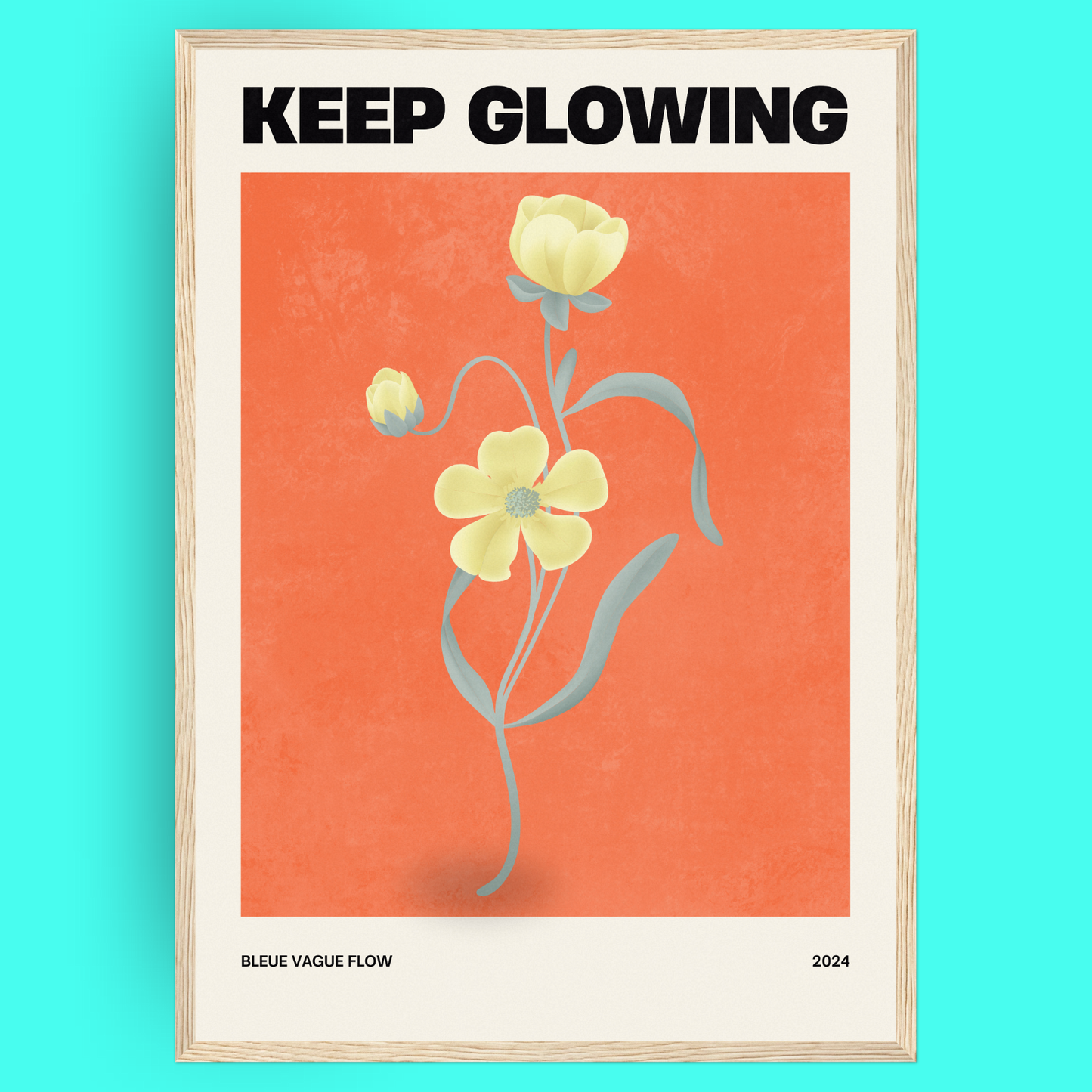 Floral Spirit - Keep Glowing Bleue Vague Flow