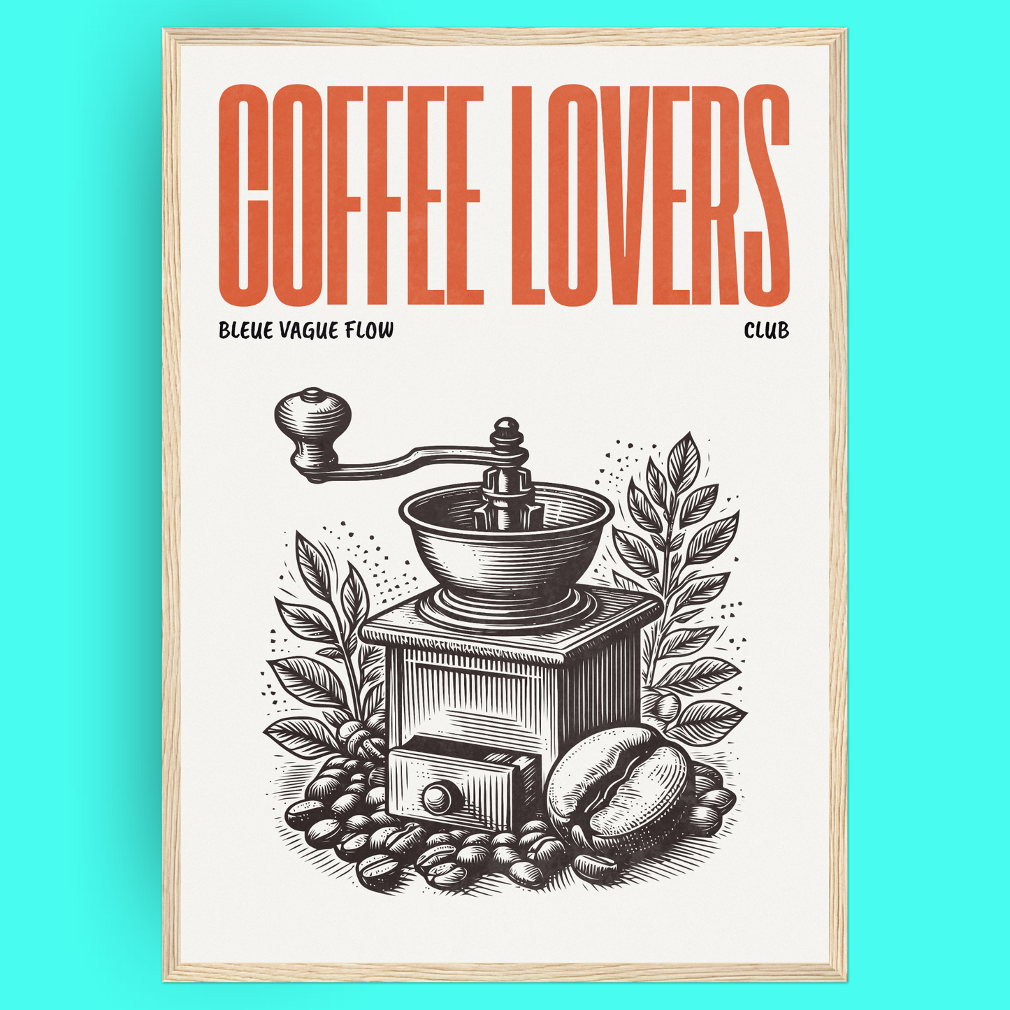 Coffee Lovers - Moulin À Grains Bleue Vague Flow