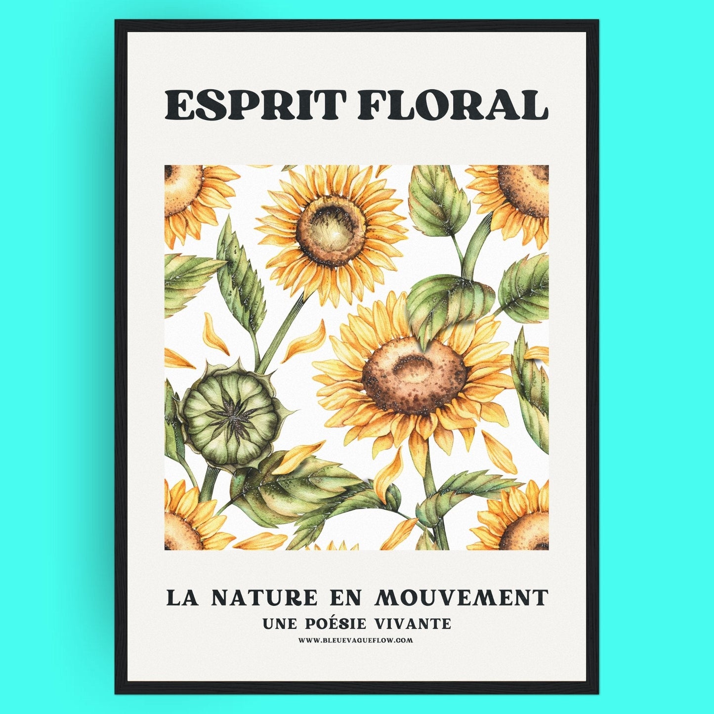 Esprit Floral - Réveil Bleue Vague Flow
