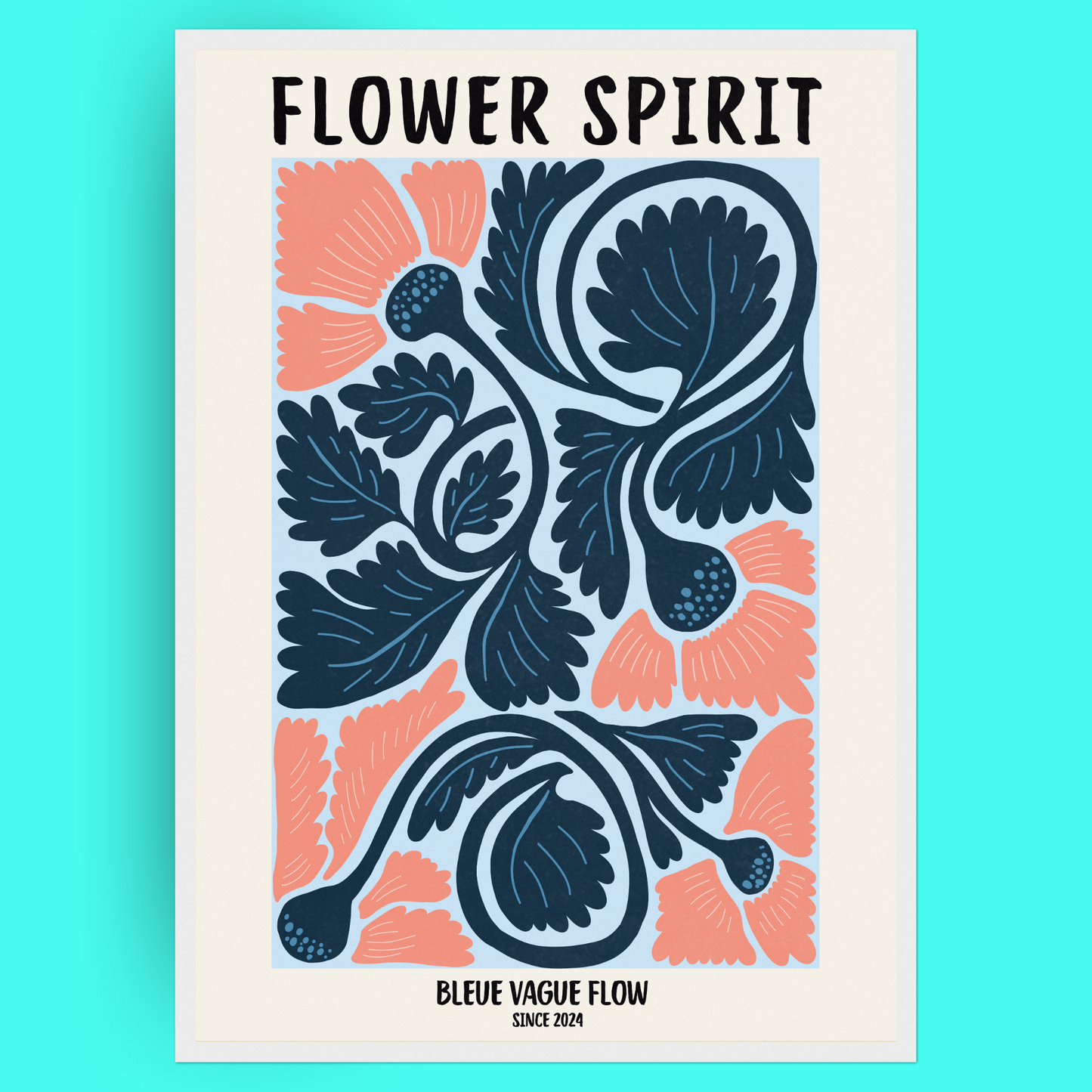 Flower Spirit - Repos solaire Bleue Vague Flow