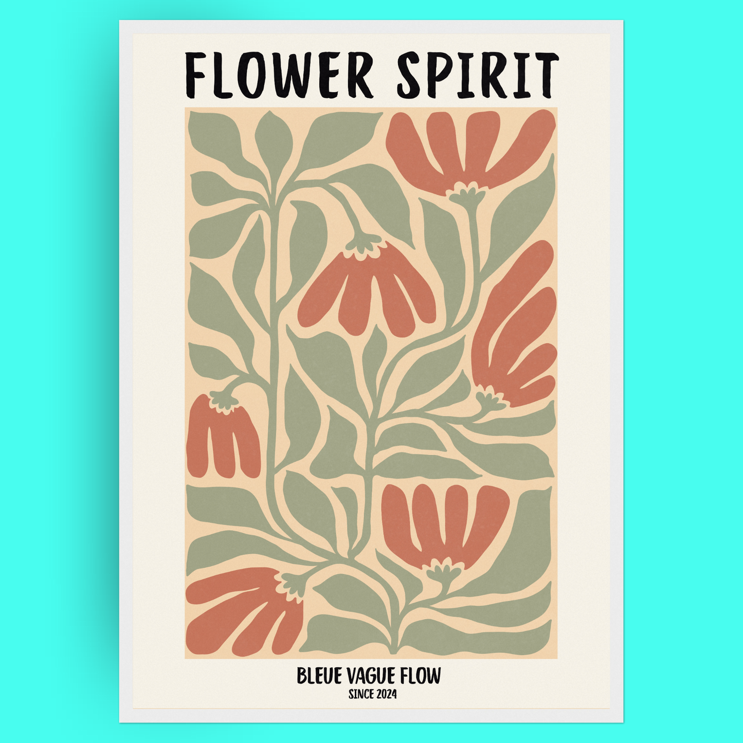 Flower Spirit - Brise d’aube Bleue Vague Flow
