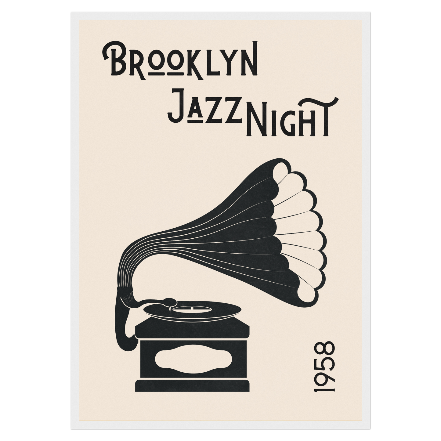 Brooklyn Jazz Night - Vieux Gramophone Bleue Vague Flow