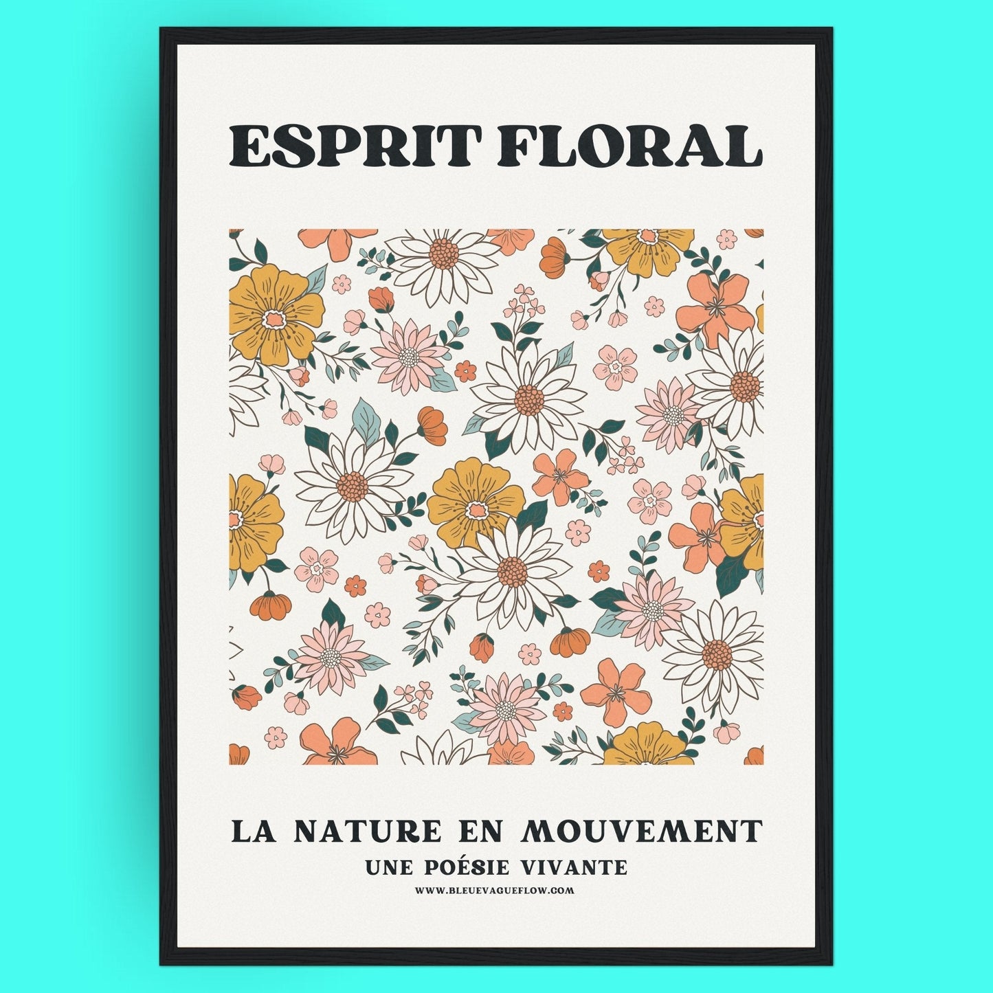 Esprit Floral - Rêve Bleue Vague Flow