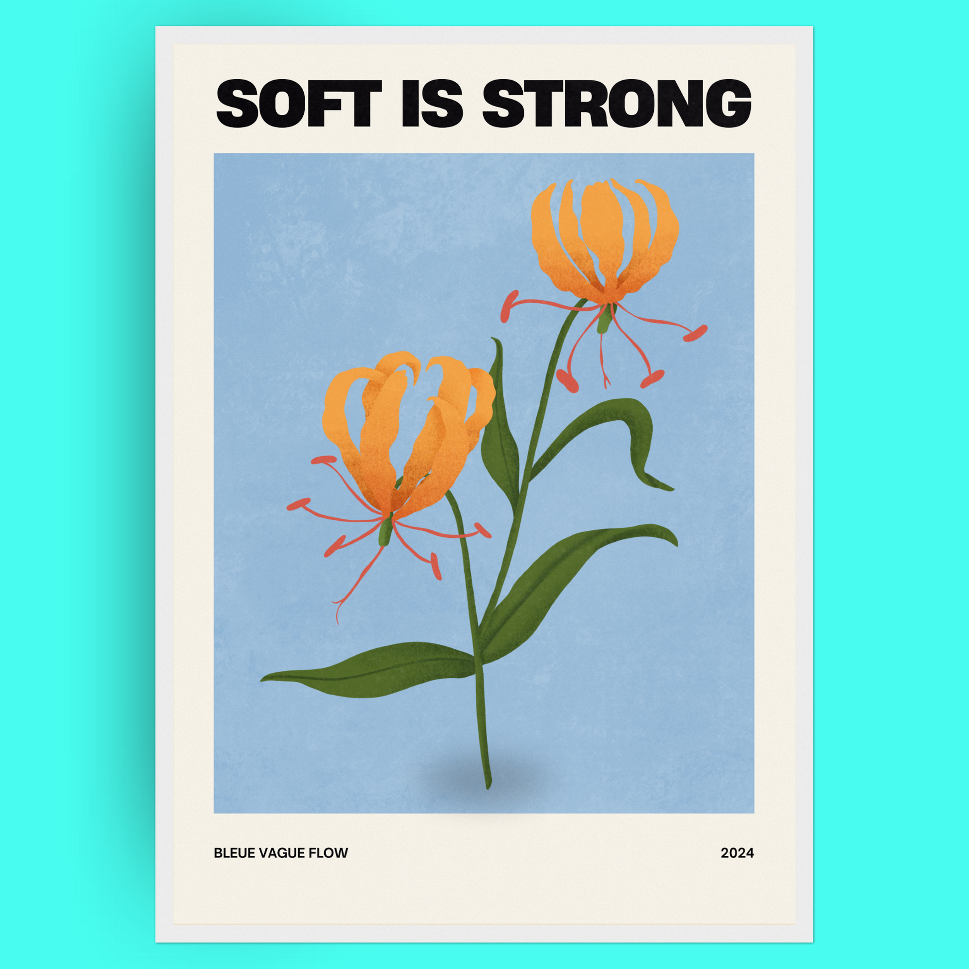 Floral Spirit - Soft Is Strong Bleue Vague Flow