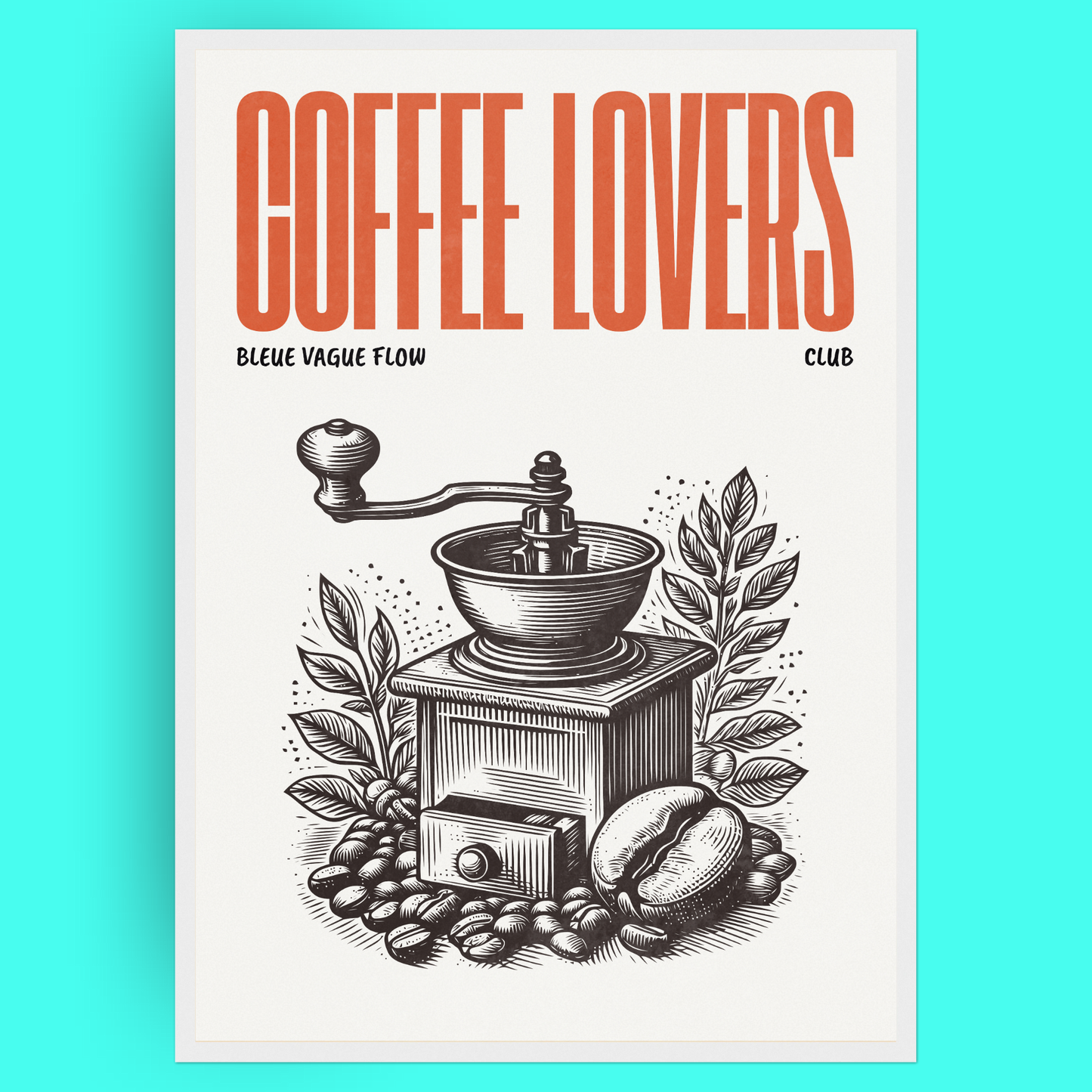 Coffee Lovers - Moulin À Grains Bleue Vague Flow