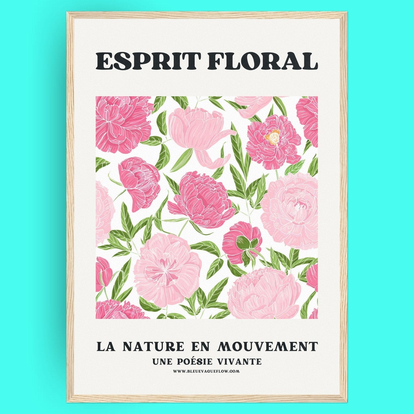 Esprit Floral - Pétale Bleue Vague Flow