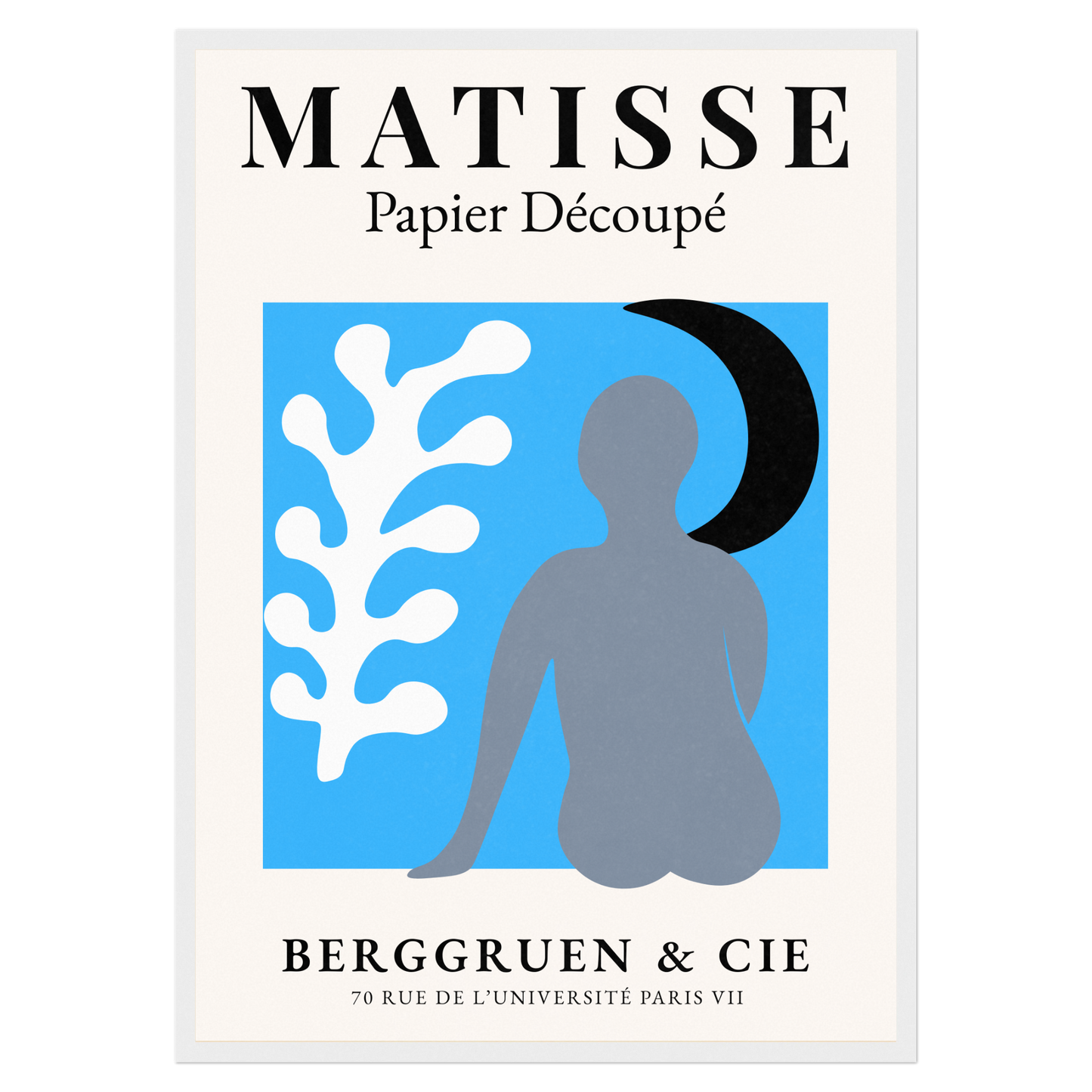 Matisse Papier Découpé - No4 Bleue Vague Flow