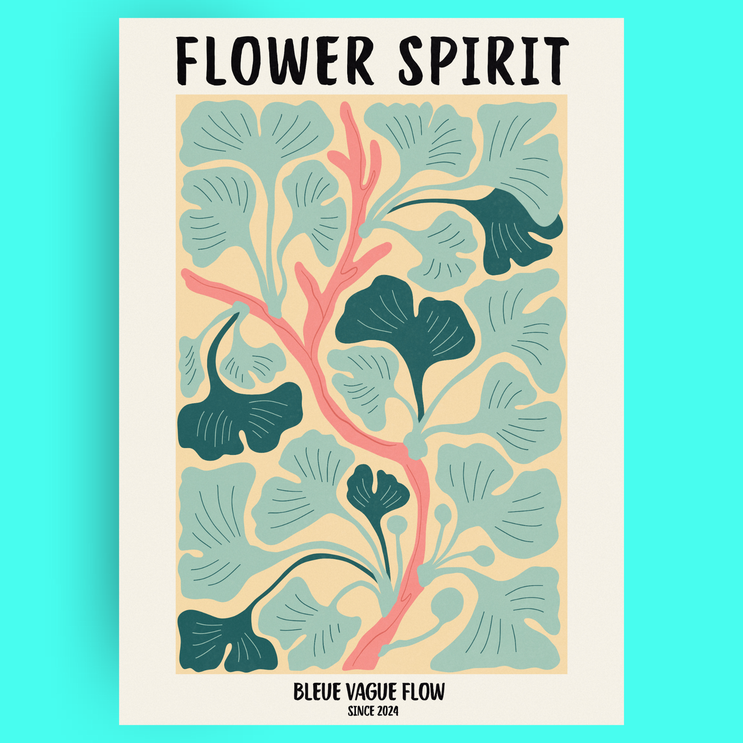 Flower Spirit - Souffle léger Bleue Vague Flow
