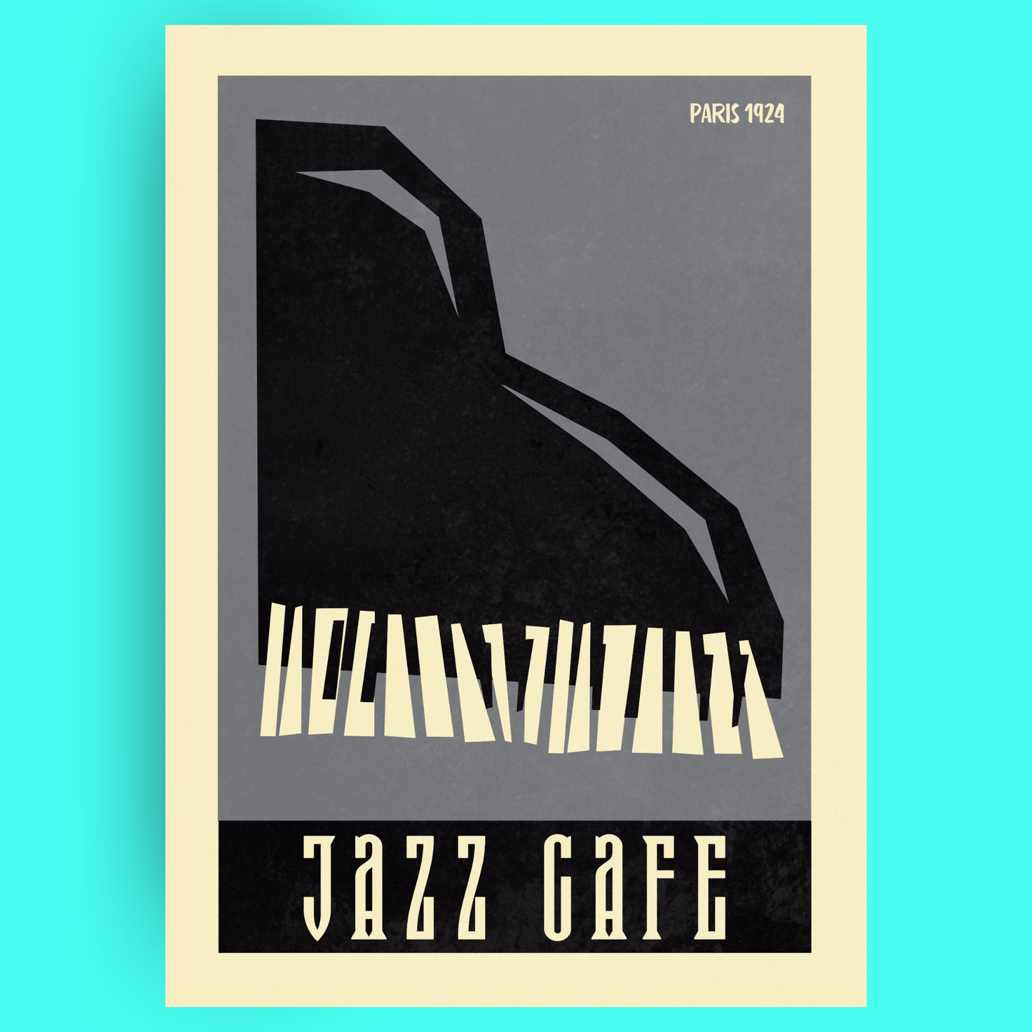 Jazz Cafe - Piano Bleue Vague Flow