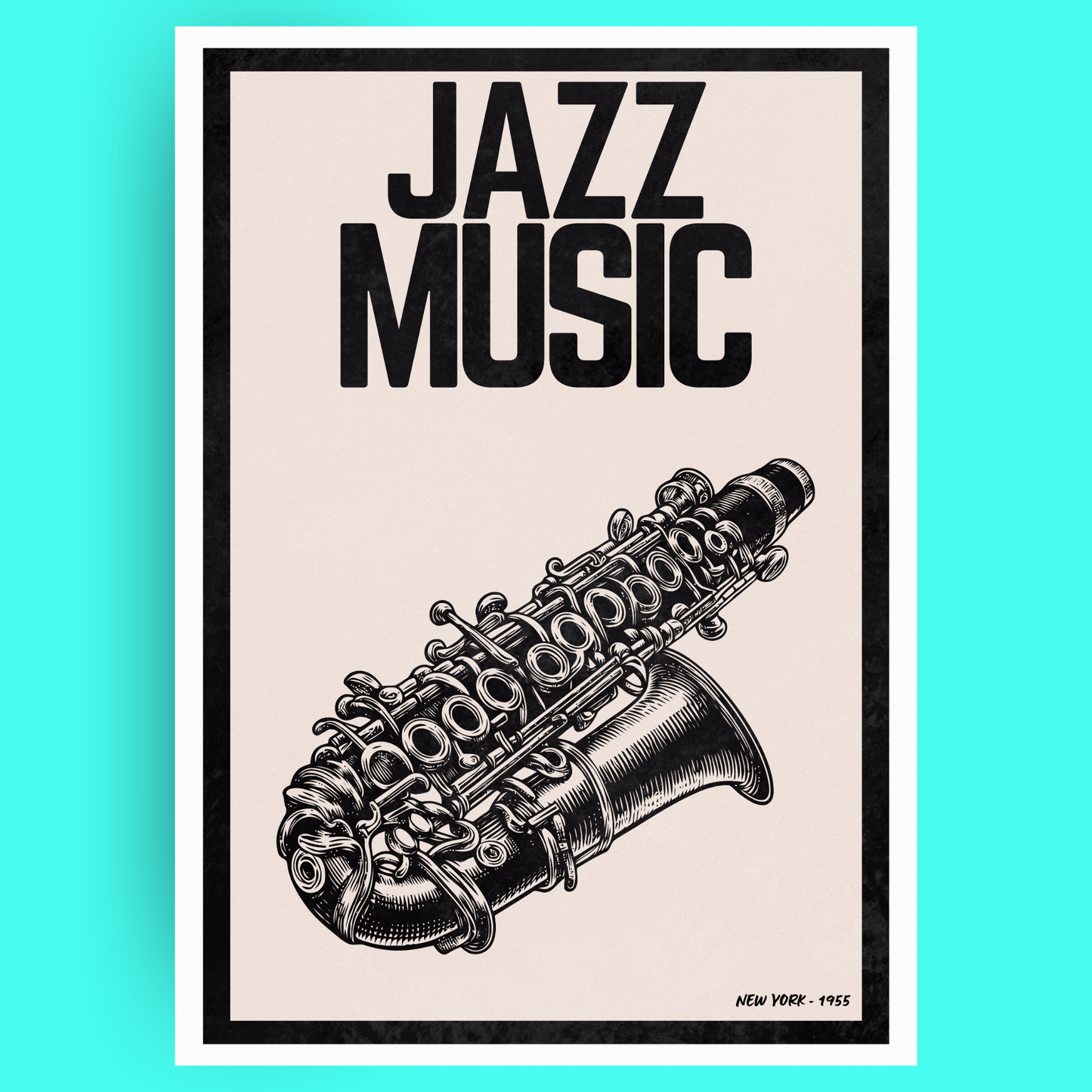 Jazz Music - Sax Bleue Vague Flow