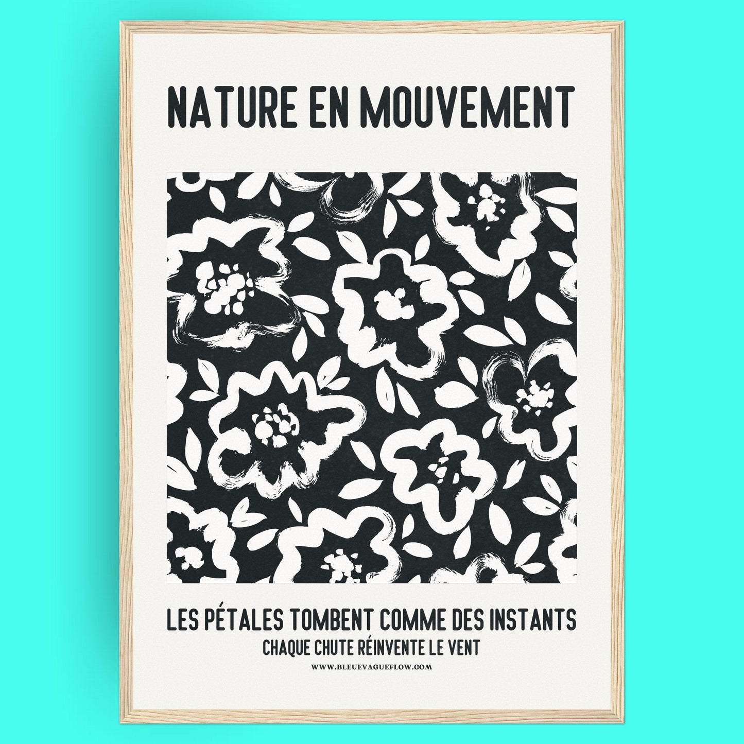 Nature En Mouvement - Flux Bleue Vague Flow