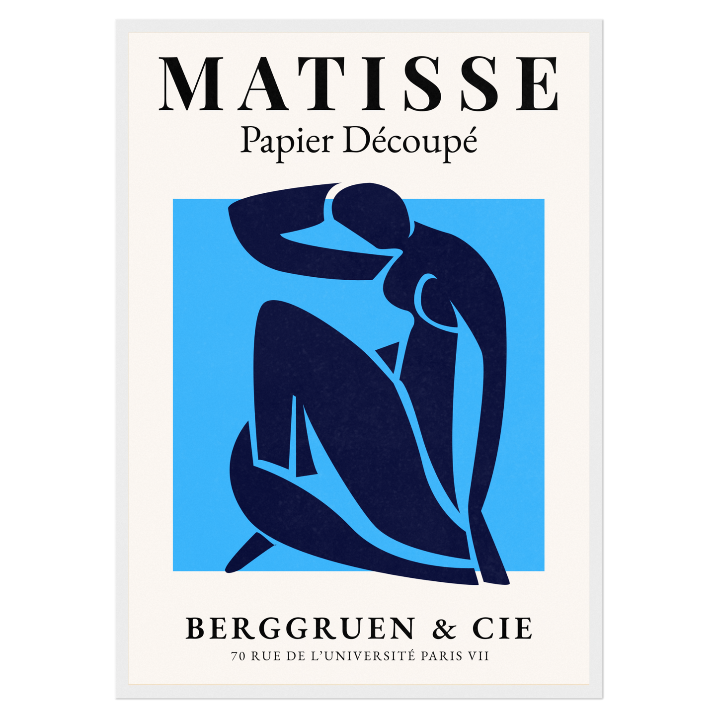 Matisse Papier Découpé - No2 Bleue Vague Flow