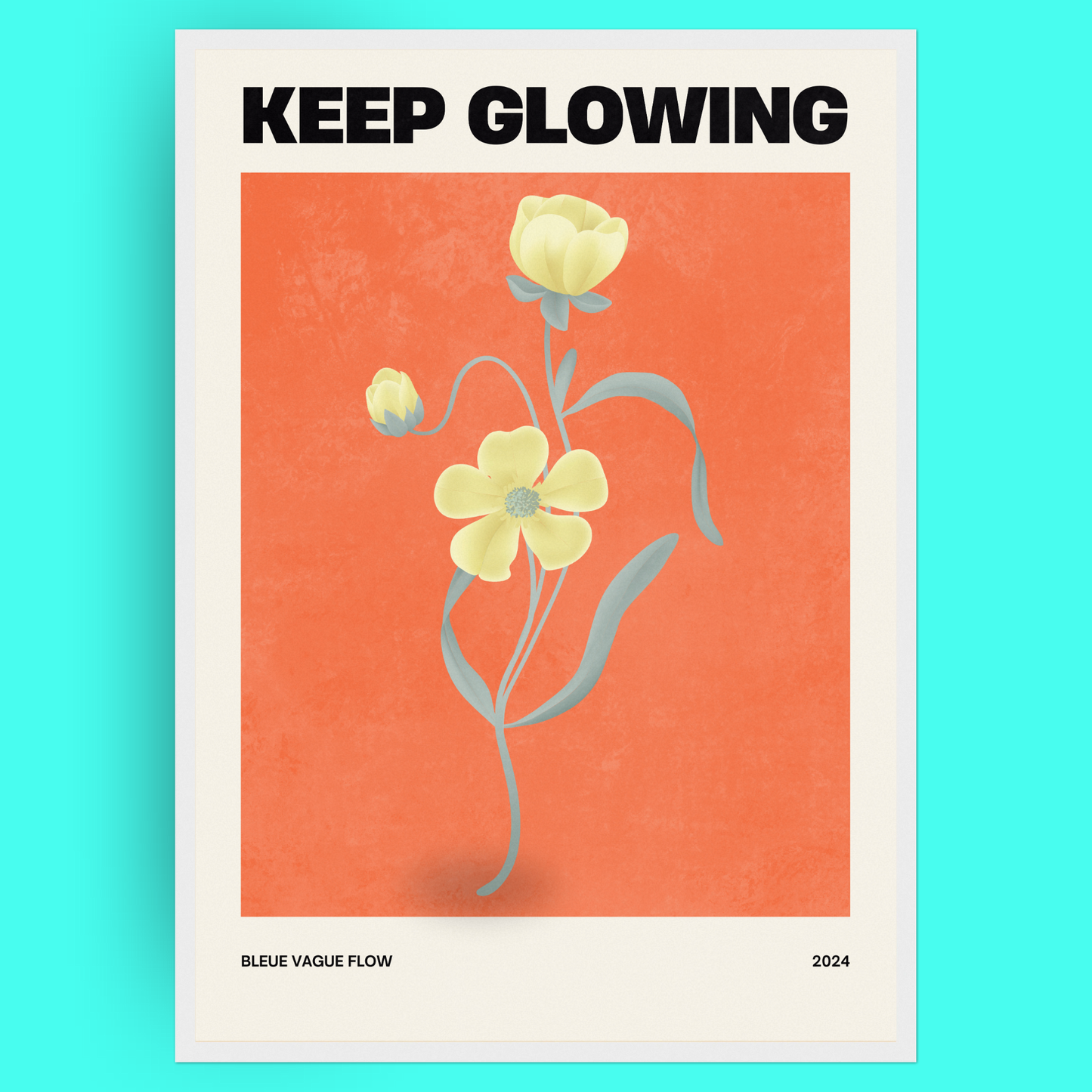 Floral Spirit - Keep Glowing Bleue Vague Flow