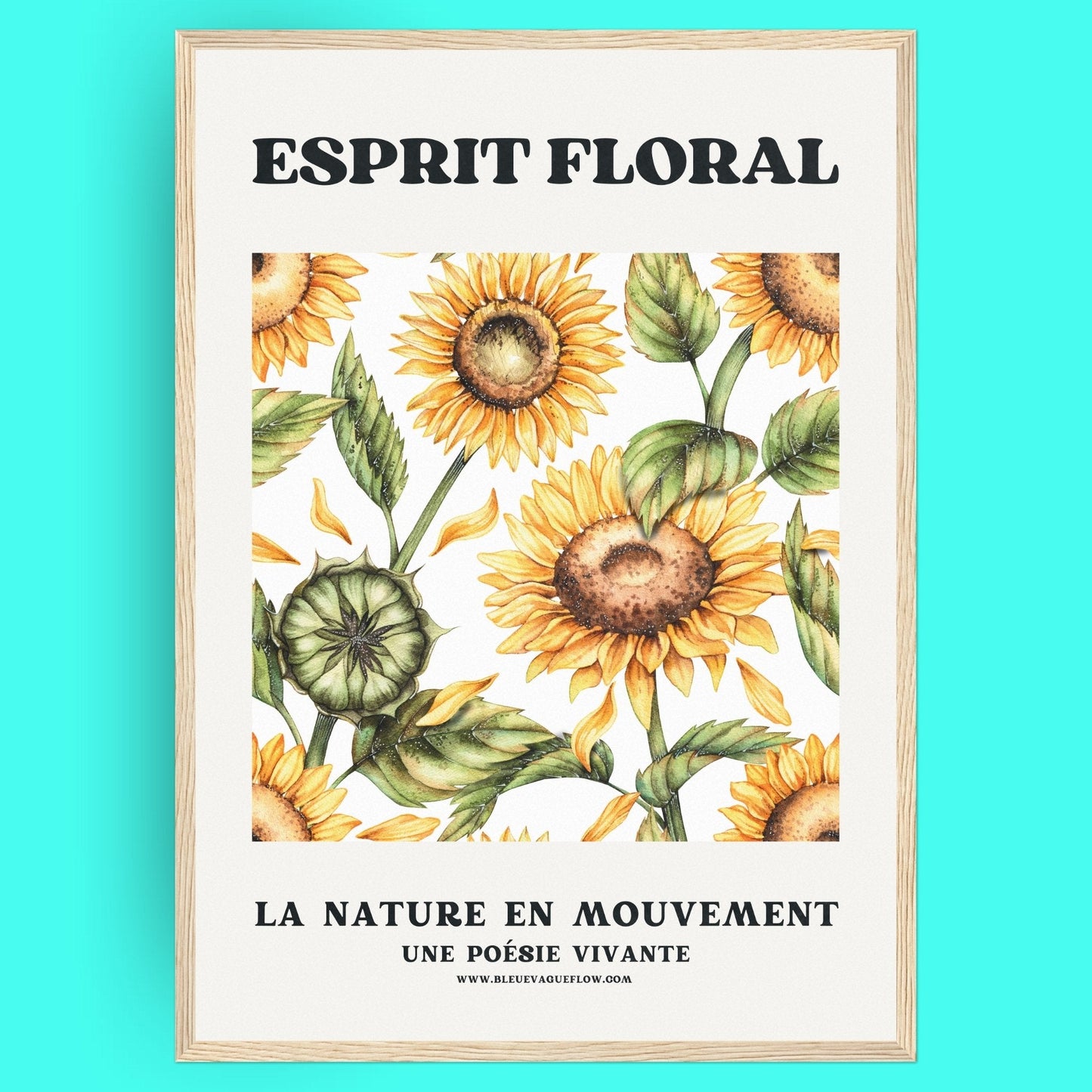 Esprit Floral - Réveil Bleue Vague Flow