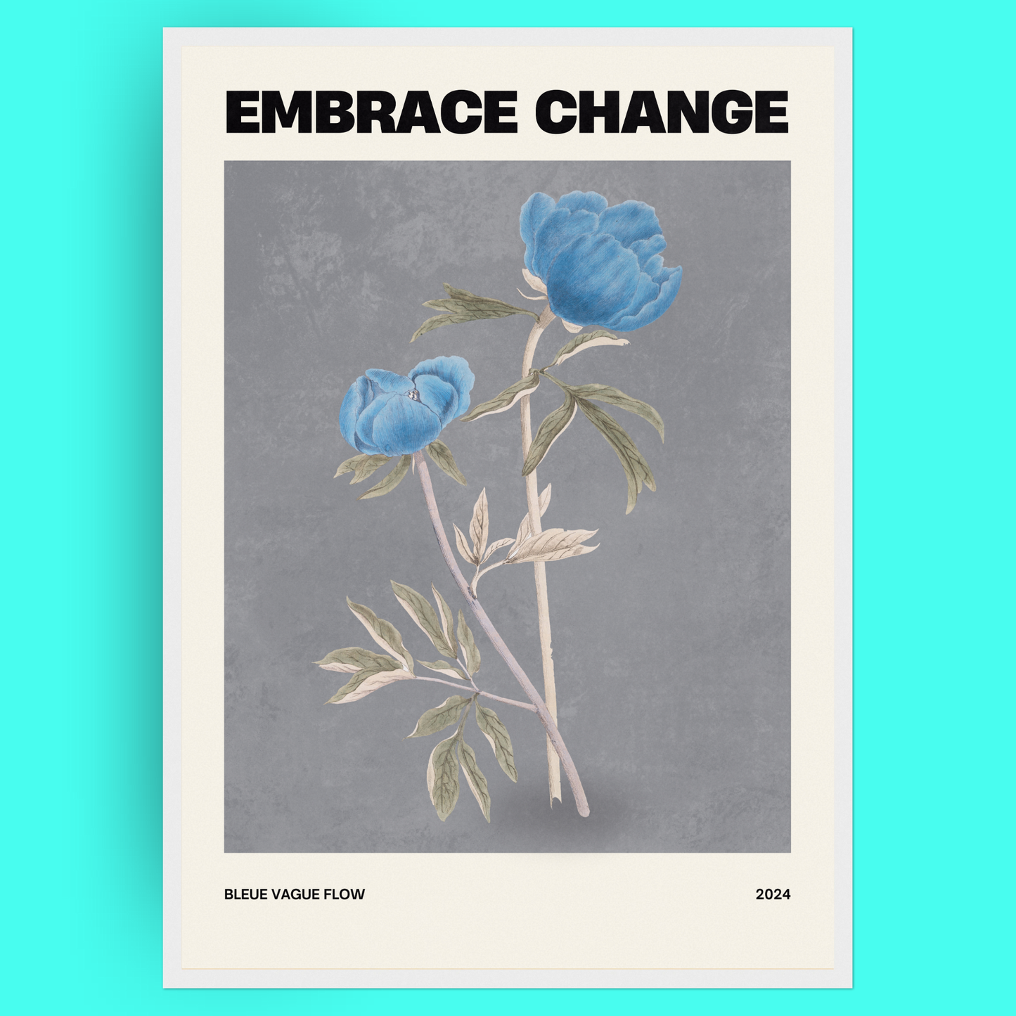Floral Spirit - Embrace Change Bleue Vague Flow