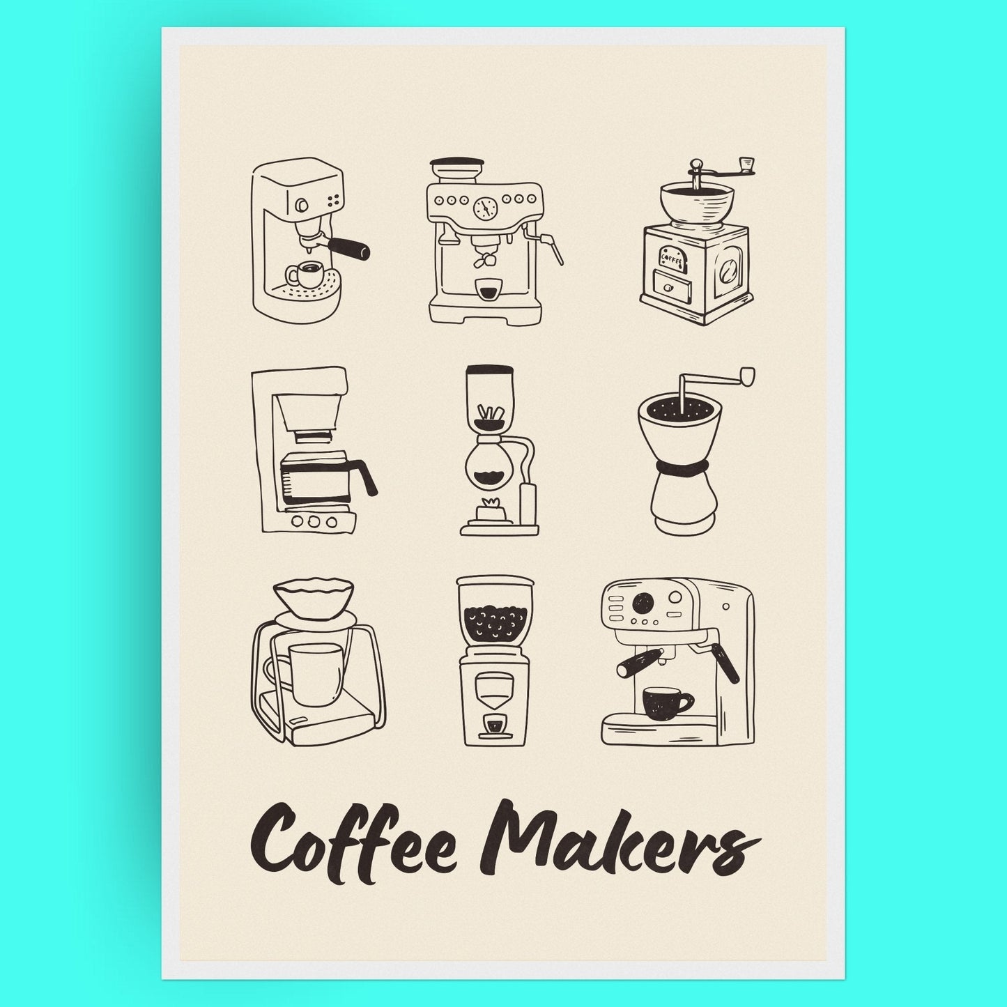 Coffee Makers Bleue Vague Flow