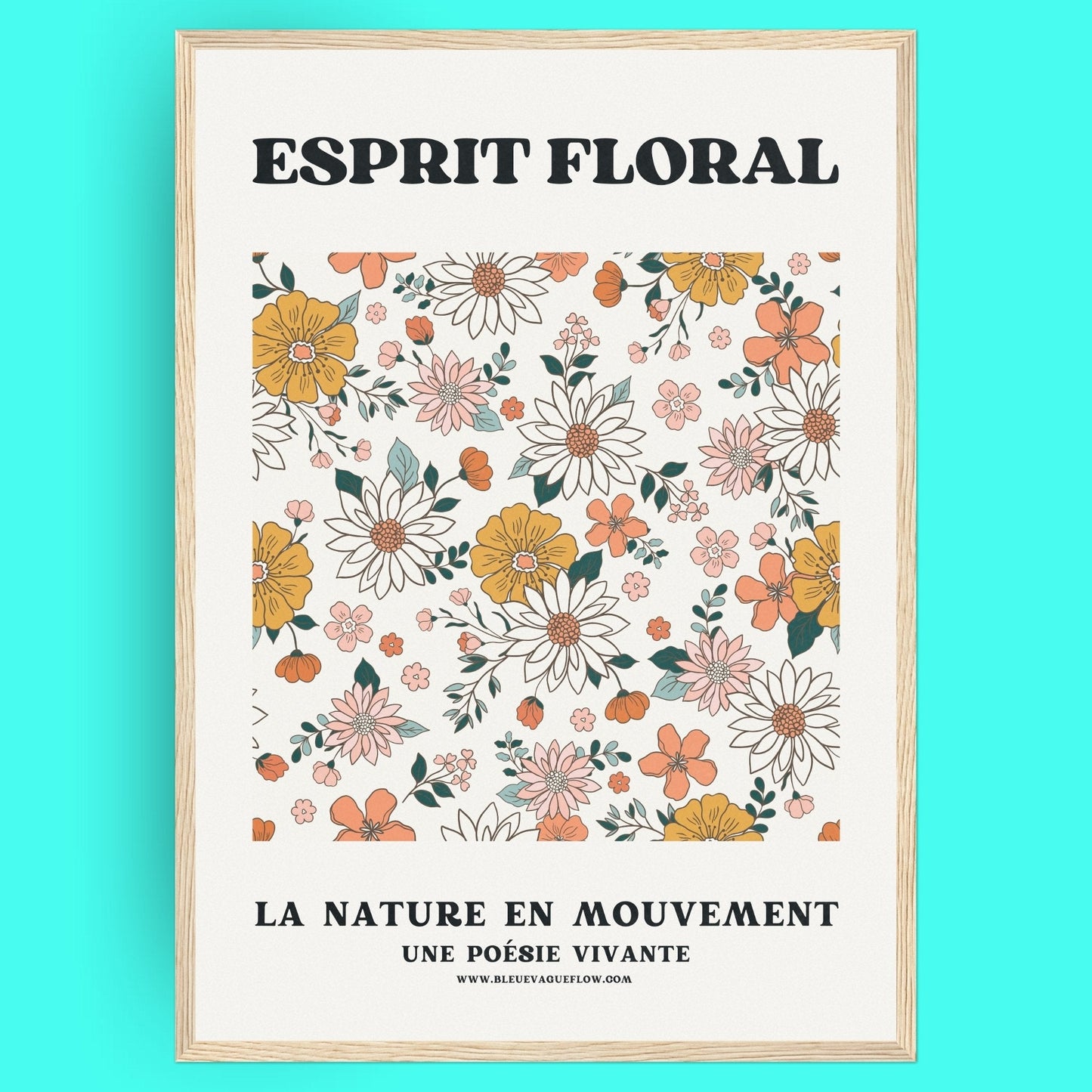 Esprit Floral - Rêve Bleue Vague Flow