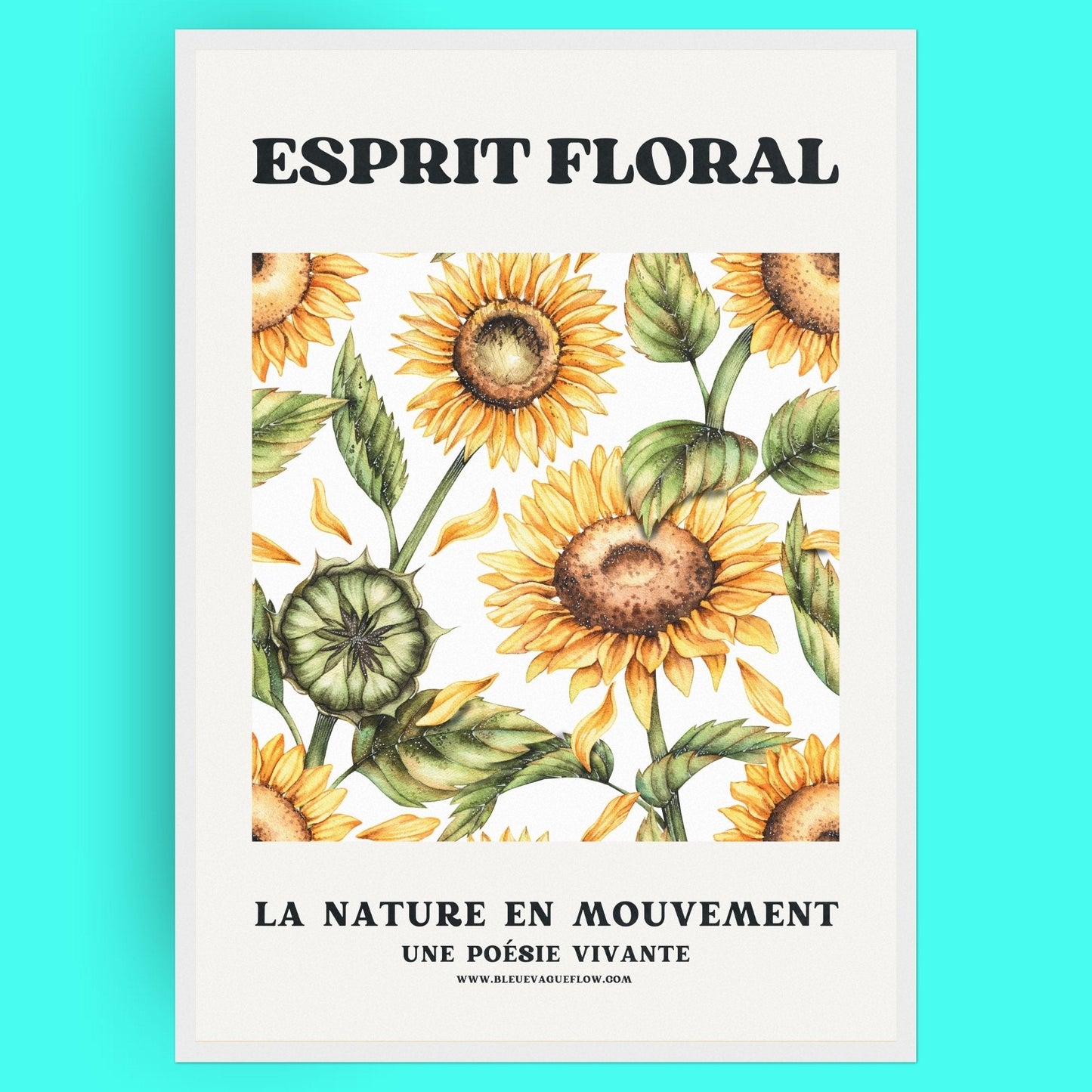 Esprit Floral - Réveil Bleue Vague Flow