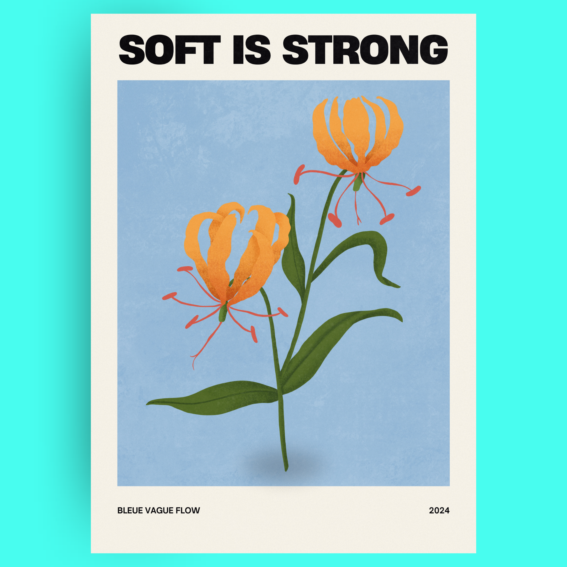 Floral Spirit - Soft Is Strong Bleue Vague Flow