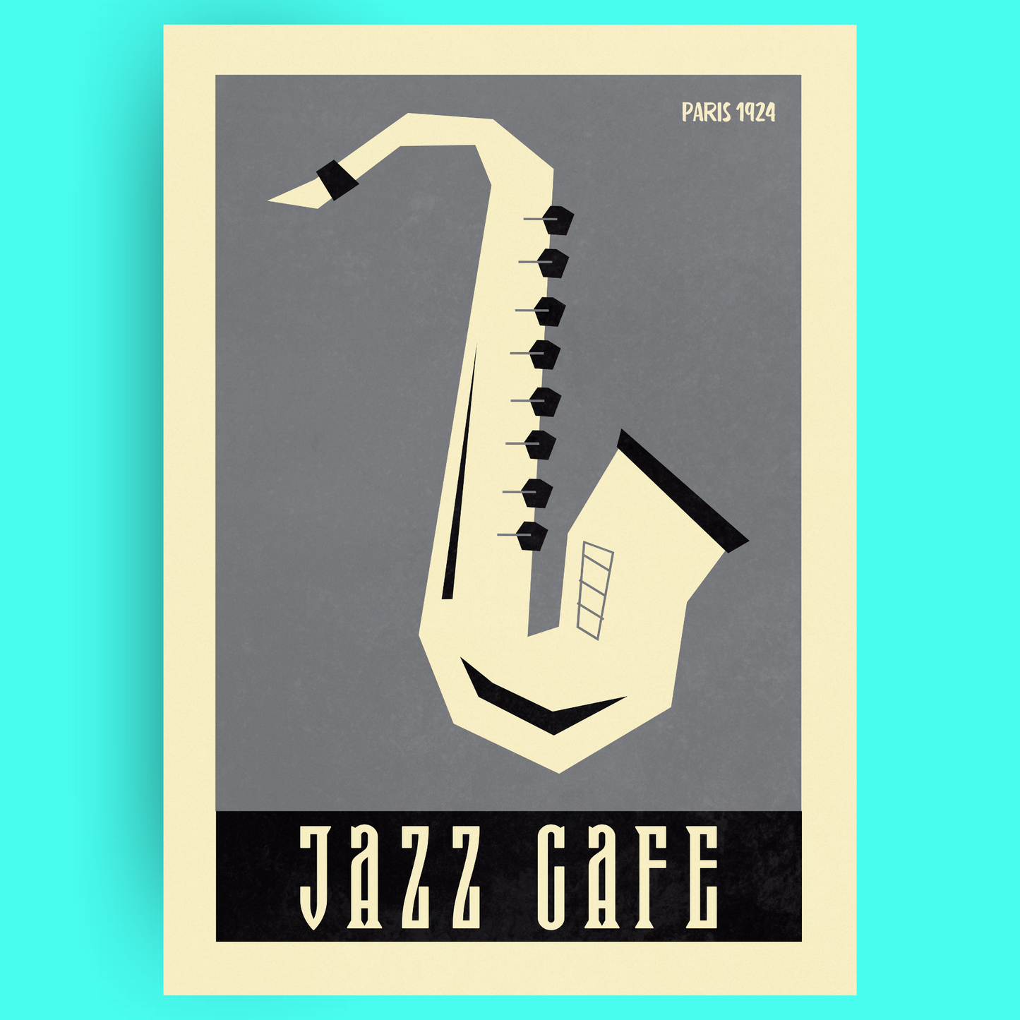 Jazz Cafe - Sax Bleue Vague Flow