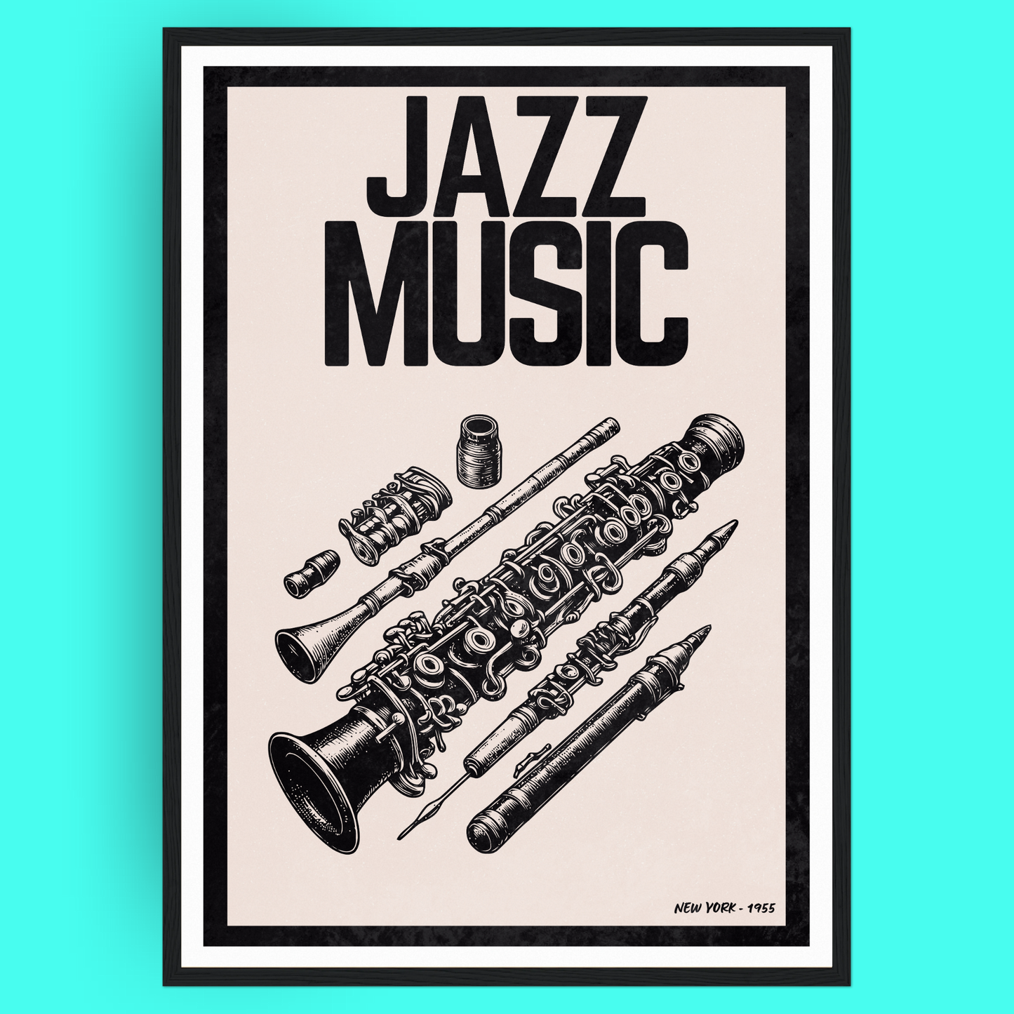 Jazz Music - Clarinet Bleue Vague Flow