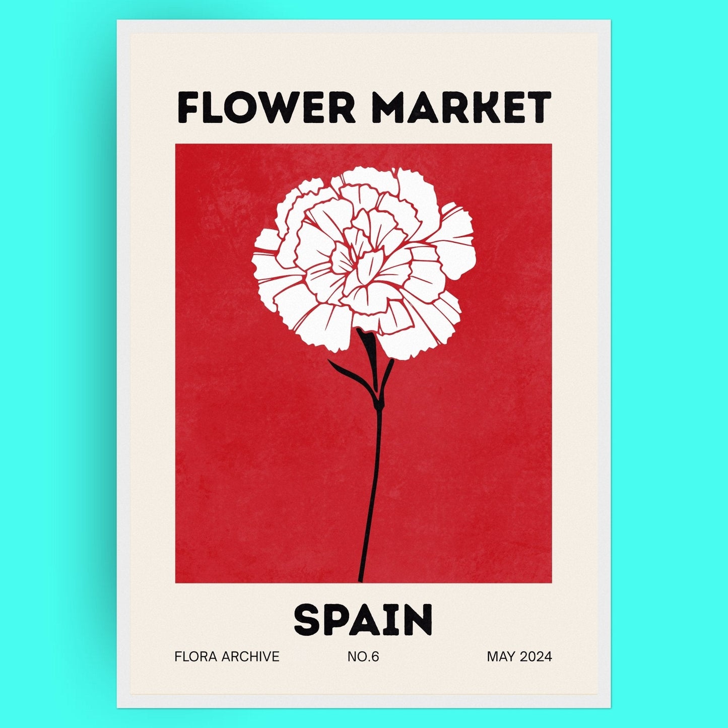 Flower Market - Spain Bleue Vague Flow