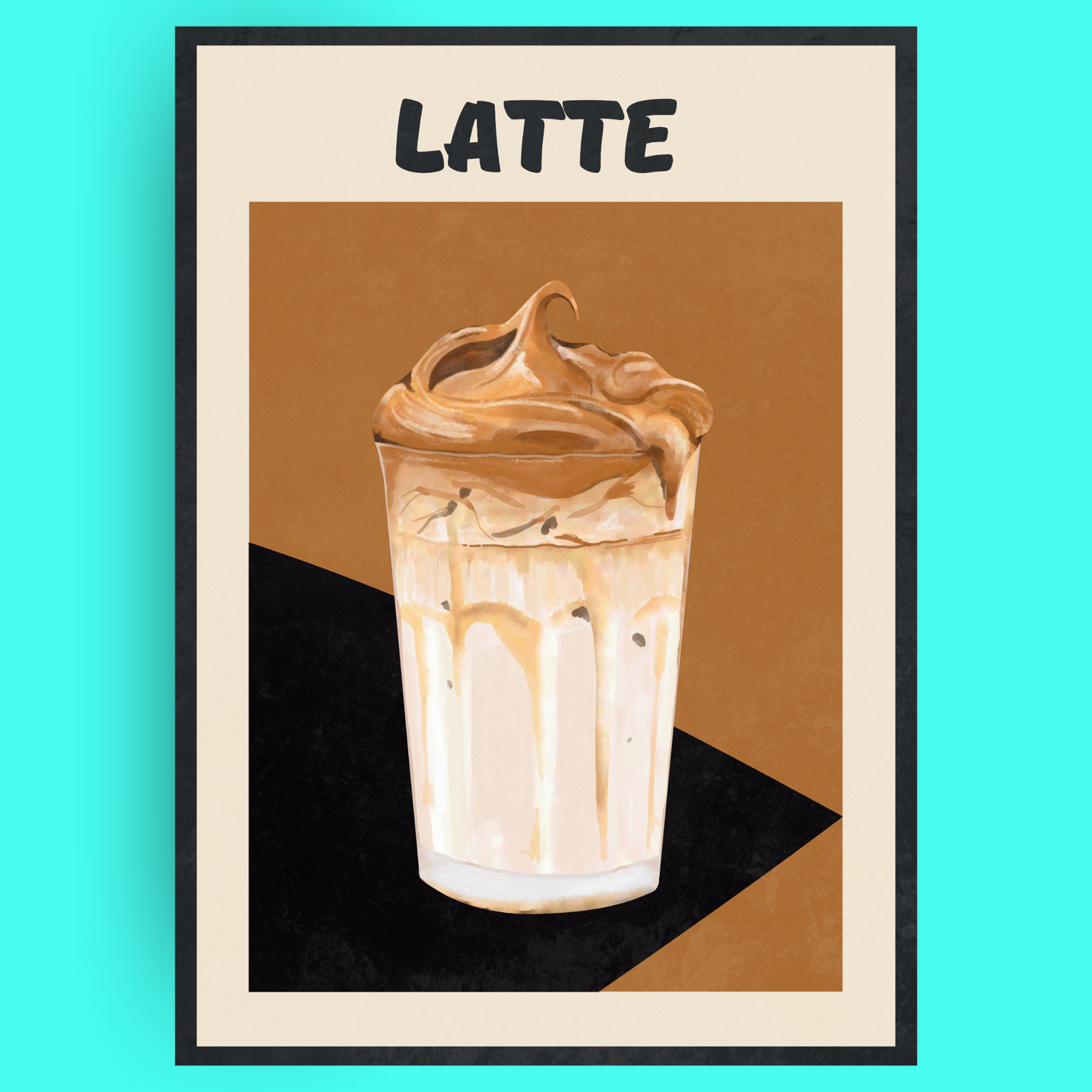 Coffee - Latte Bleue Vague Flow