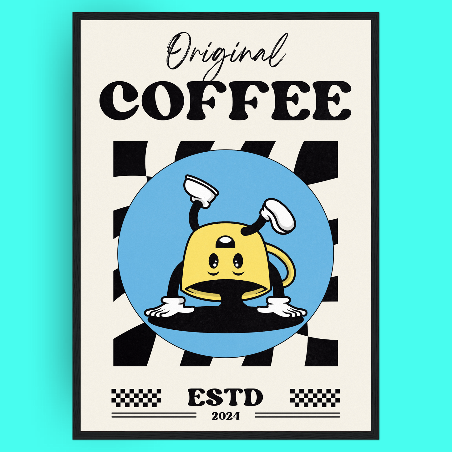 Original Coffee - Reverse Cup Bleue Vague Flow