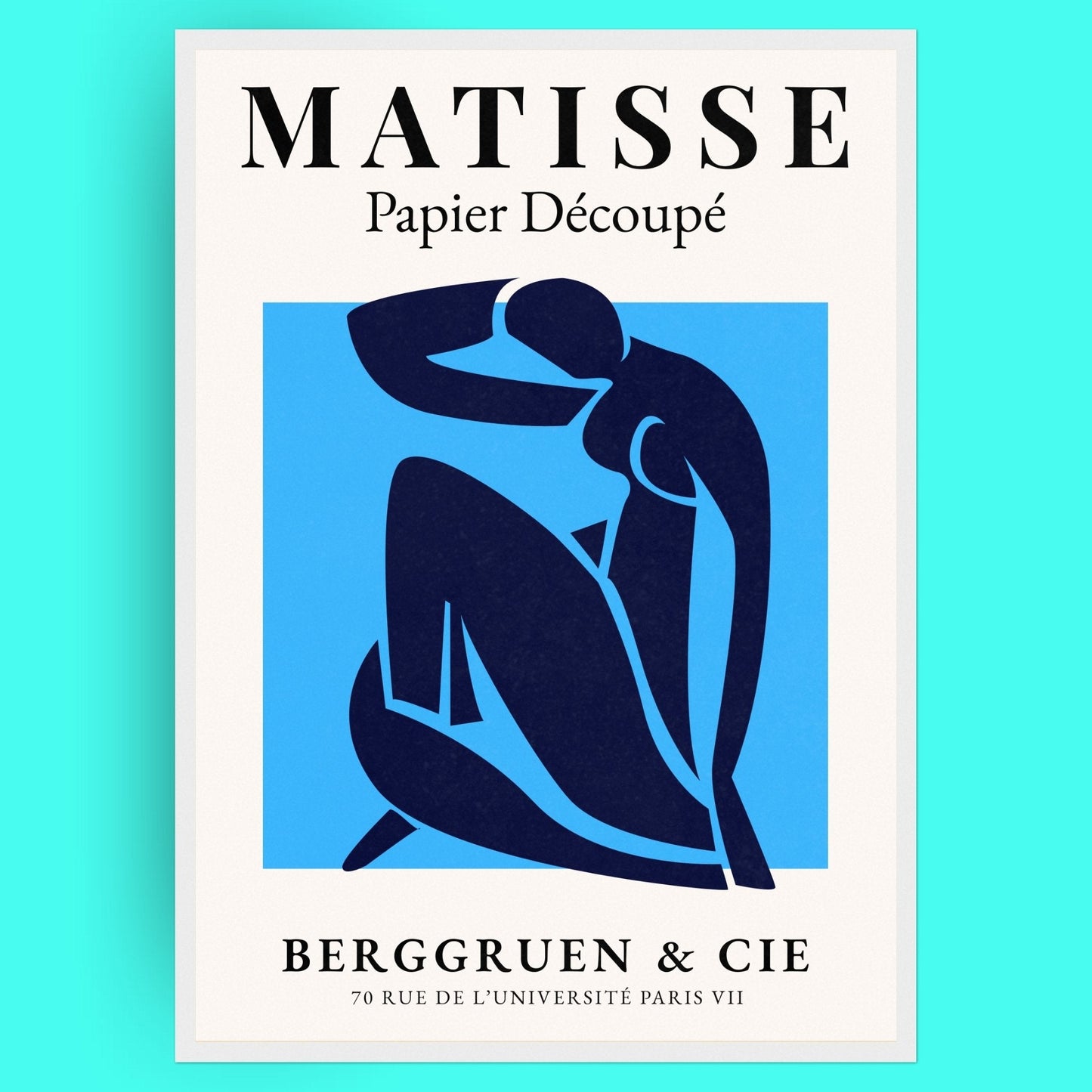 Matisse Papier Découpé - No2 Bleue Vague Flow