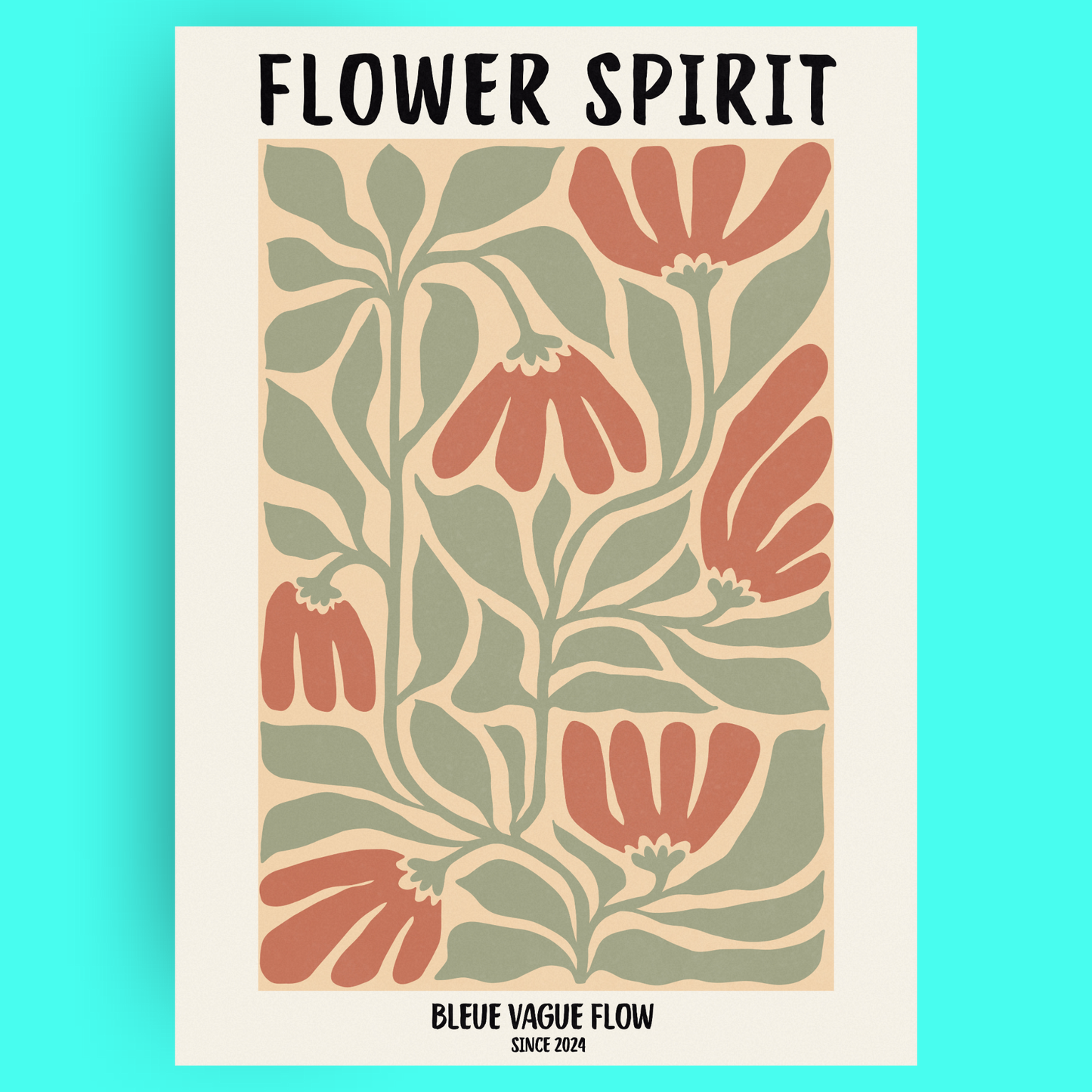 Flower Spirit - Brise d’aube Bleue Vague Flow