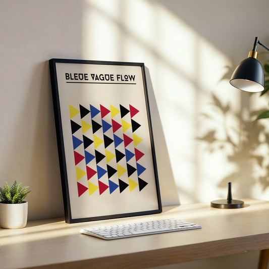 Bauhaus - Lignes De Mouvement Bleue Vague Flow