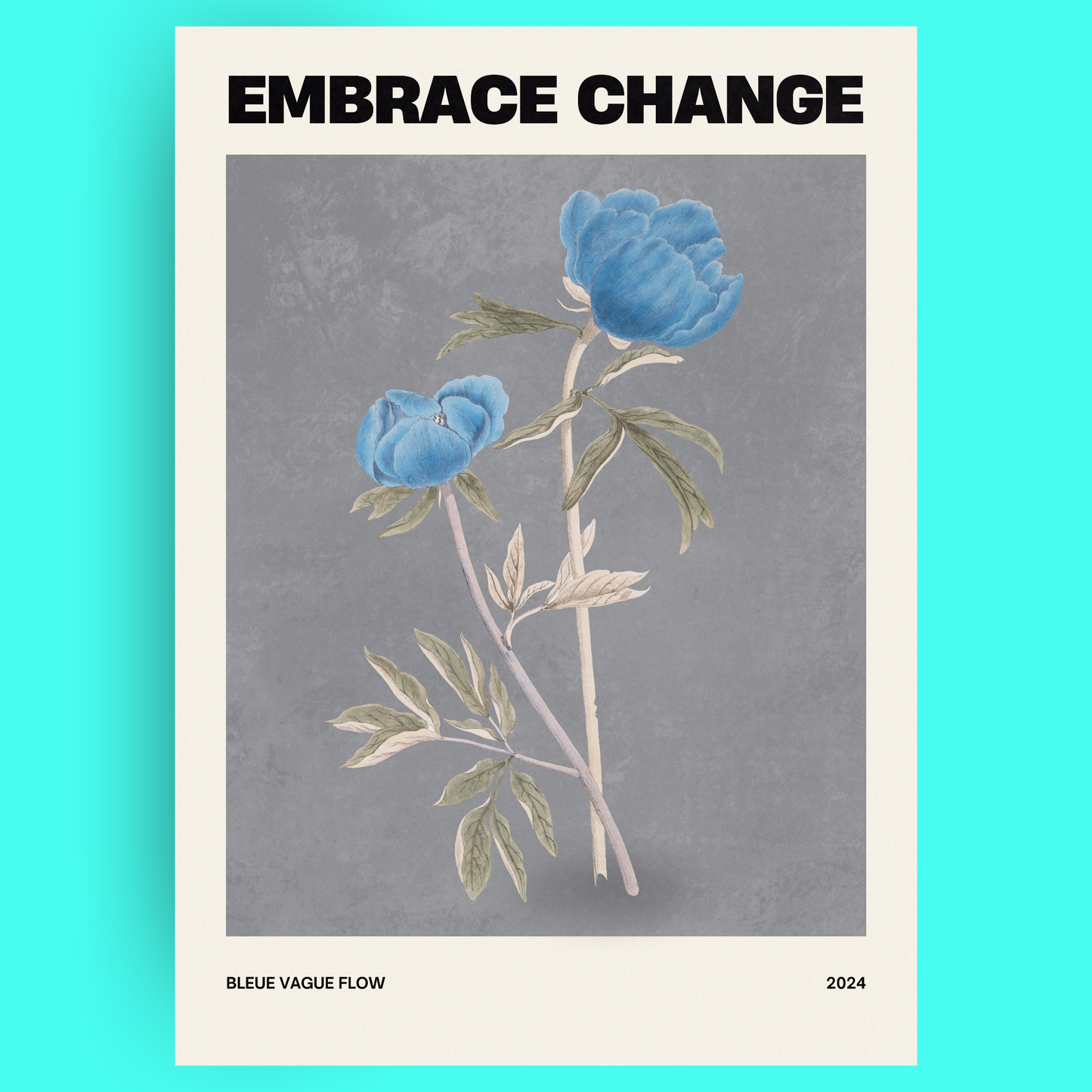Floral Spirit - Embrace Change Bleue Vague Flow