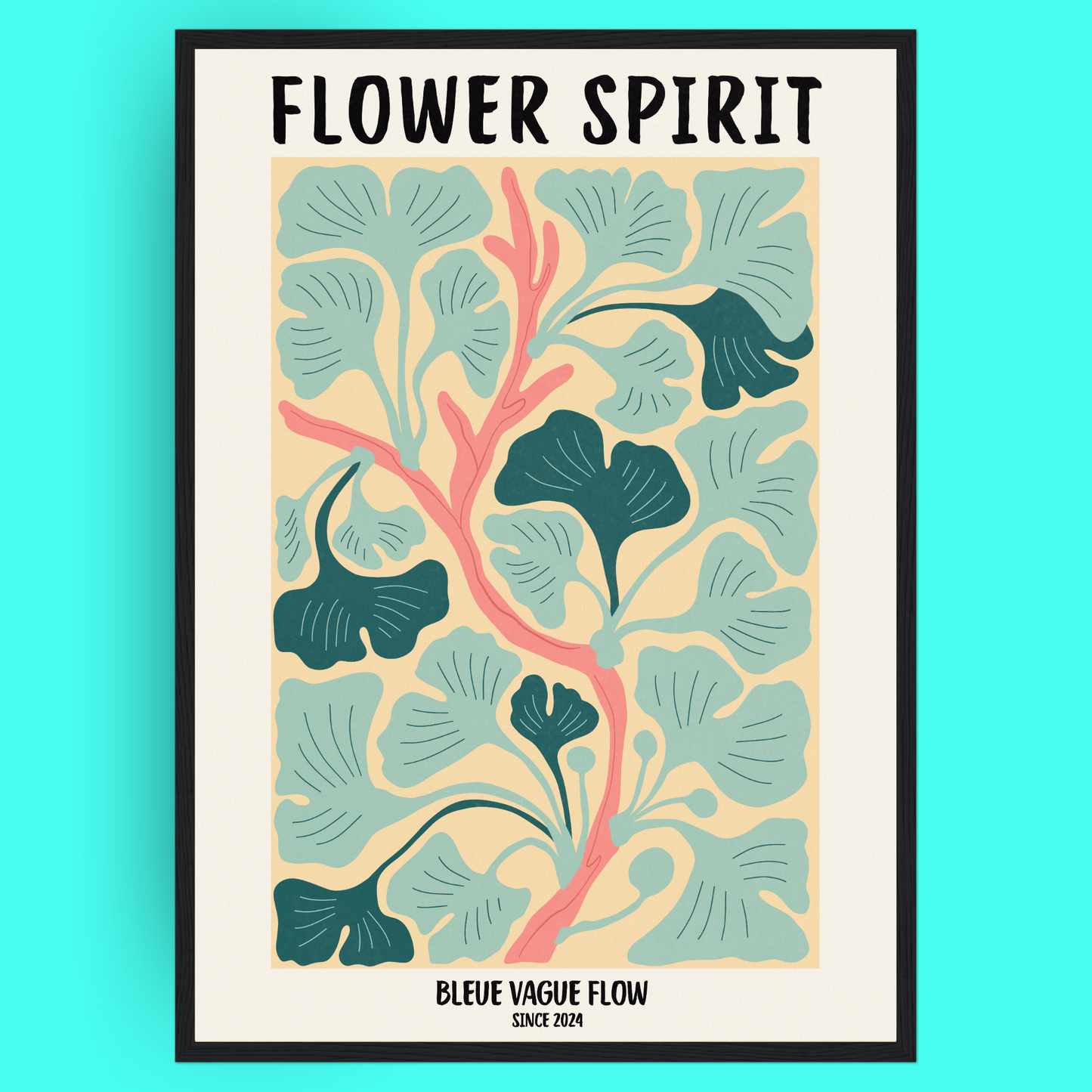 Flower Spirit - Souffle léger Bleue Vague Flow