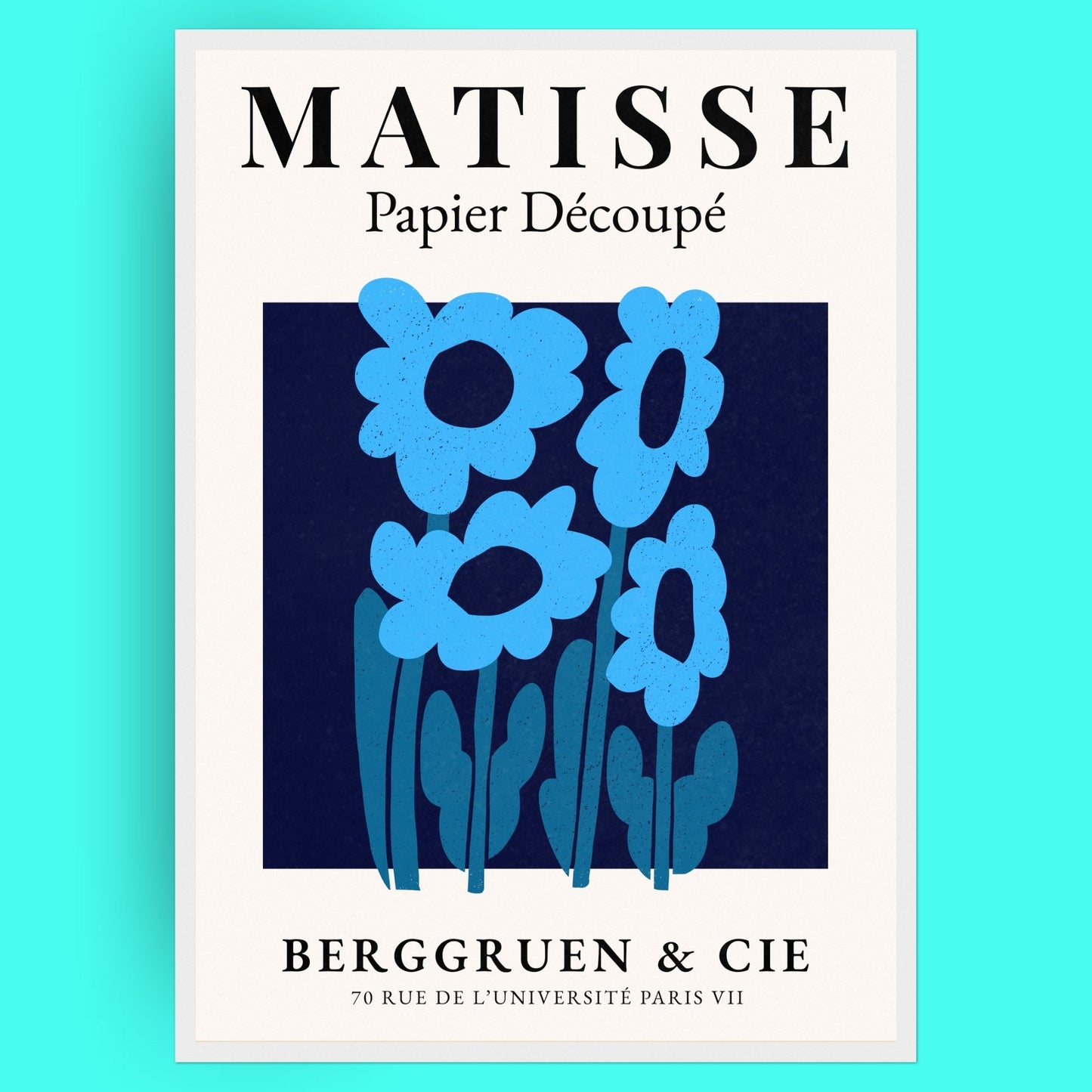 Matisse Papier Découpé - No8 - Bleue Vague Flow